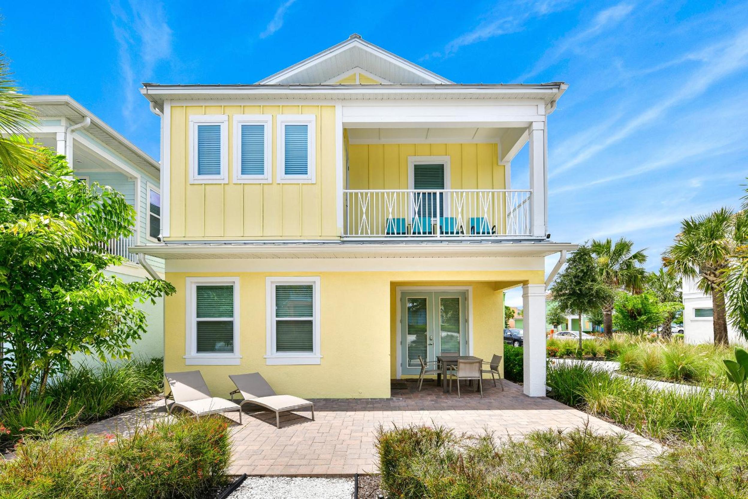 Sunny Yellow Cottage Near Disney With Margaritaville Resort & Island H20 Waterpark Access - 2995La