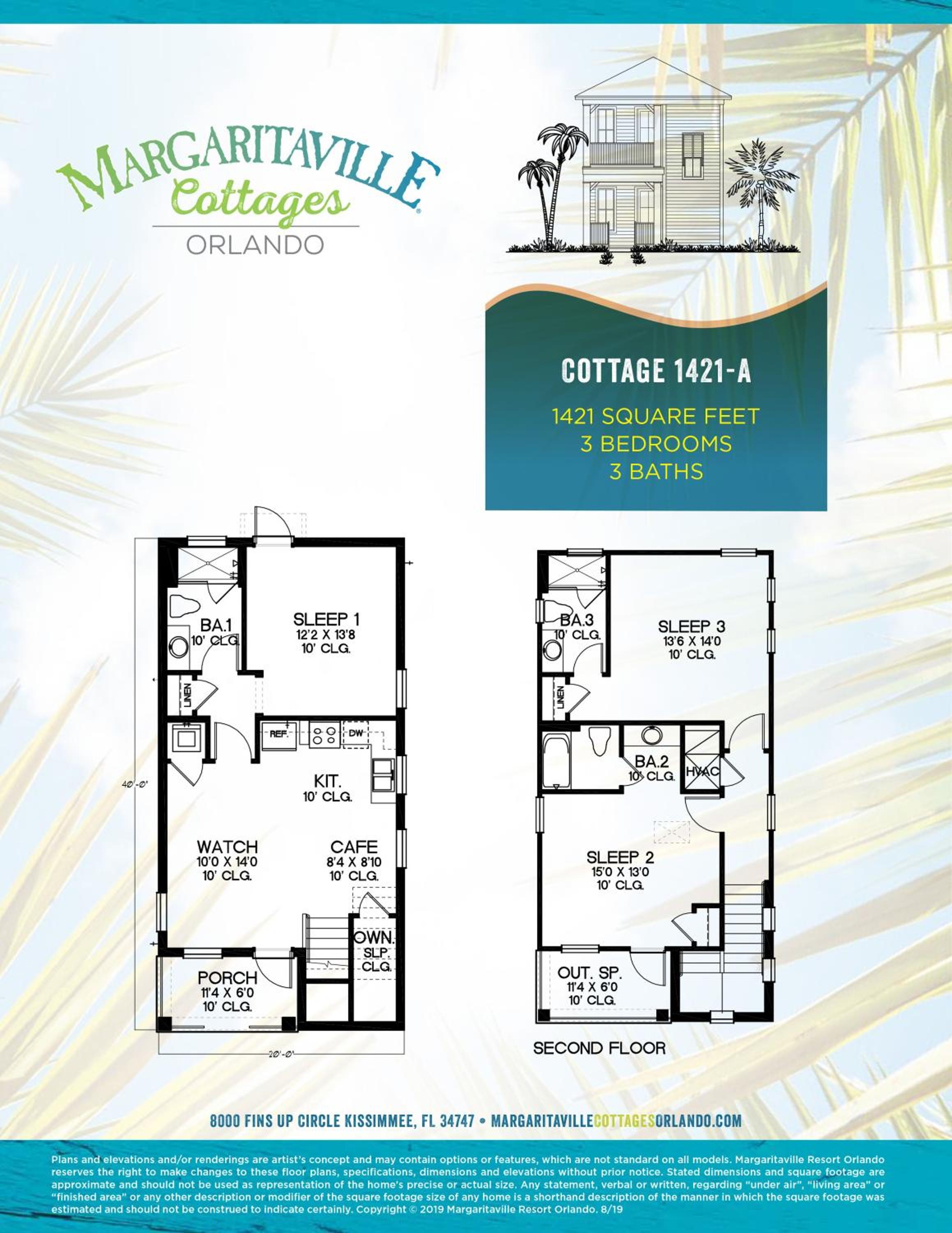 Sea Breeze Cottage Near Disney With Private Hot Tub & Margaritaville Resort & Island H20 Waterpark Access - 3016Sr