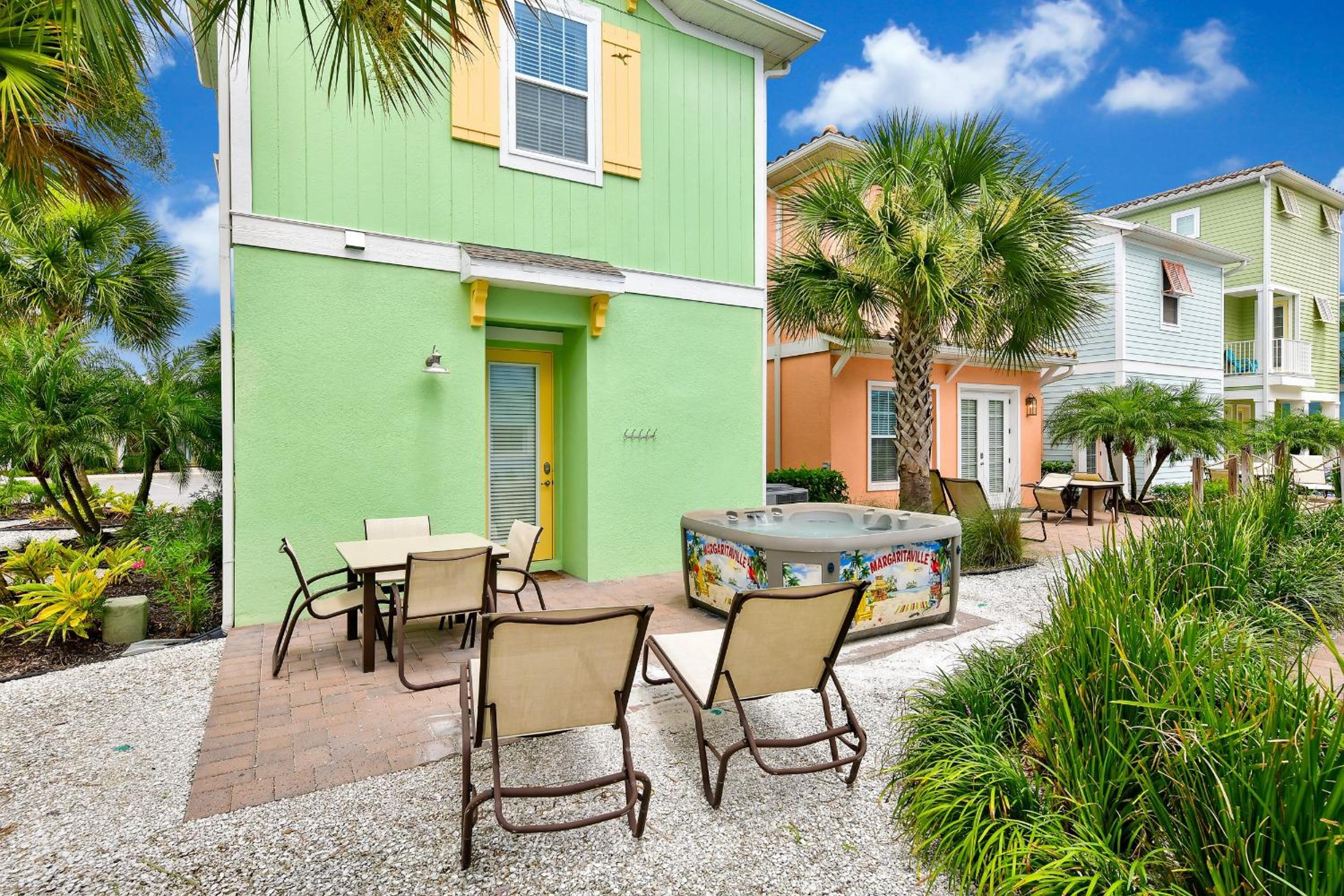 Breezy Green Cottage With Private Hot Tub Near Disney With Margaritaville Resort & Island H2O Access - 3055Pi