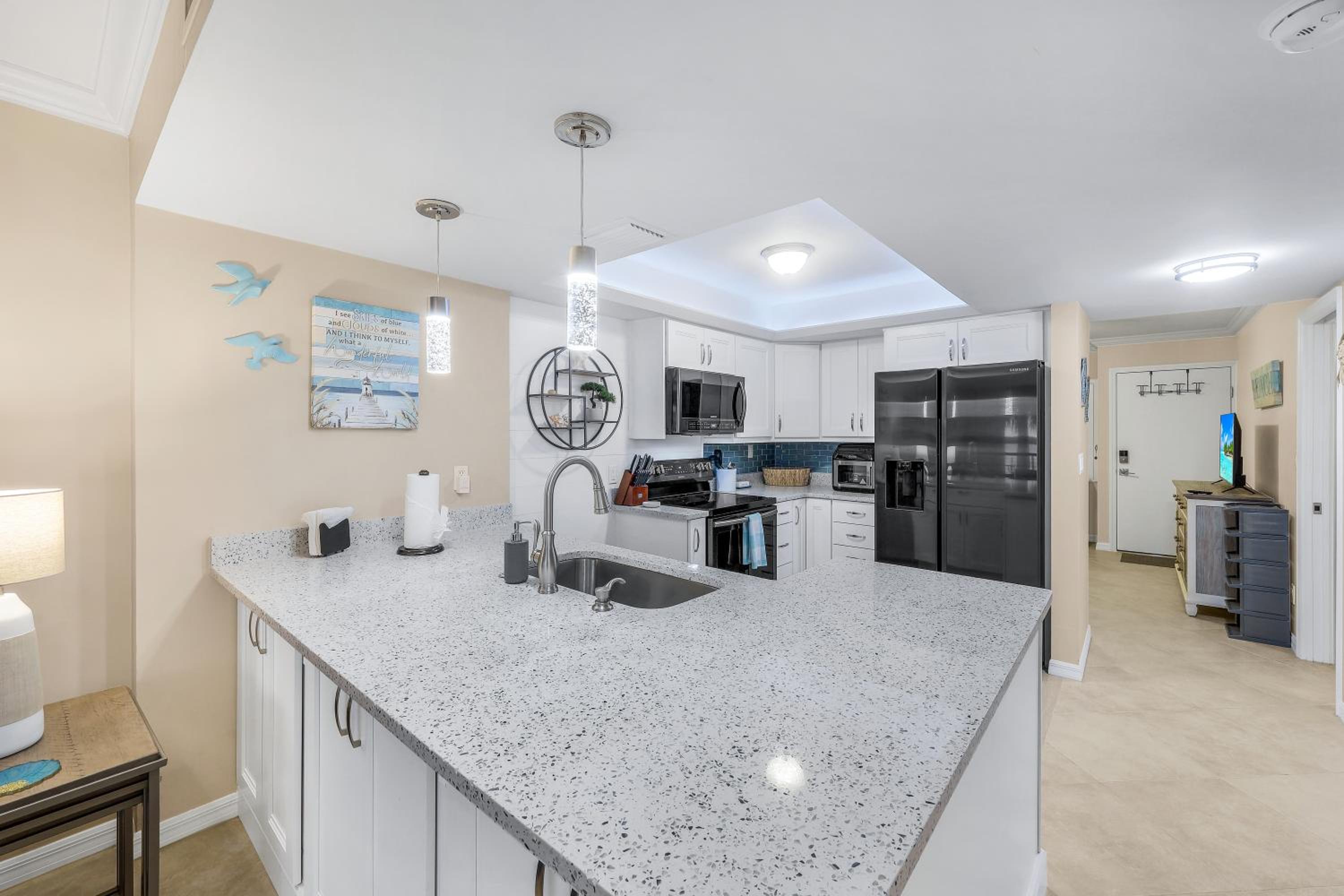 Waterfront Island Oasis! Heated Pool with Stunning View & 2 Full Bath view 4