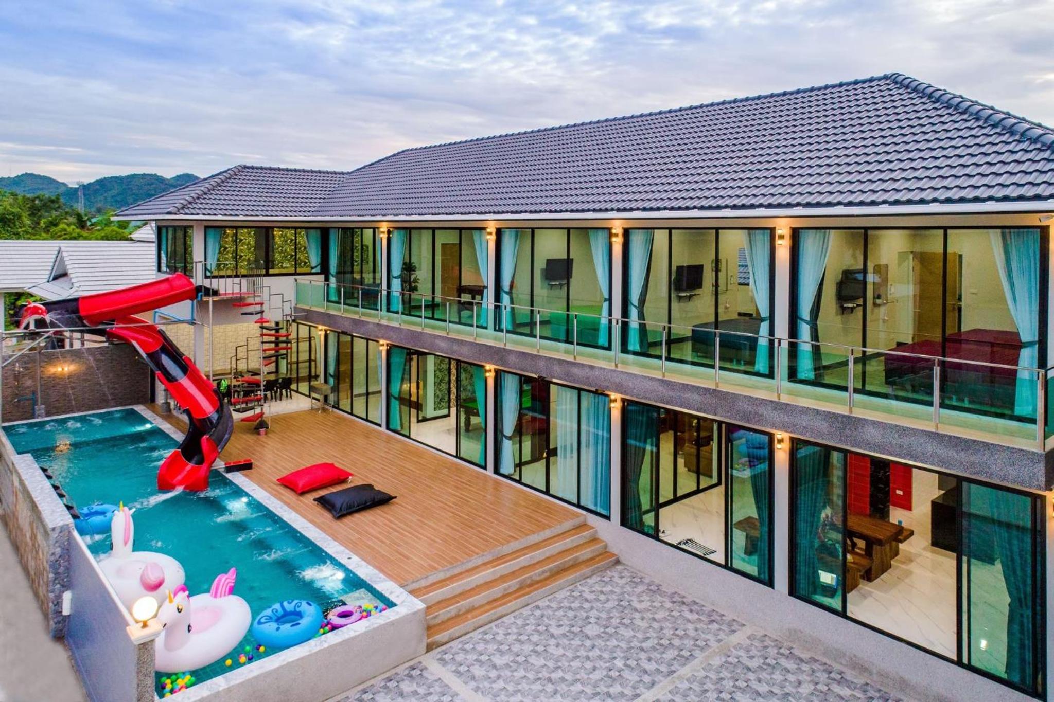 บ้านพักBlue sky pool villa huahin
