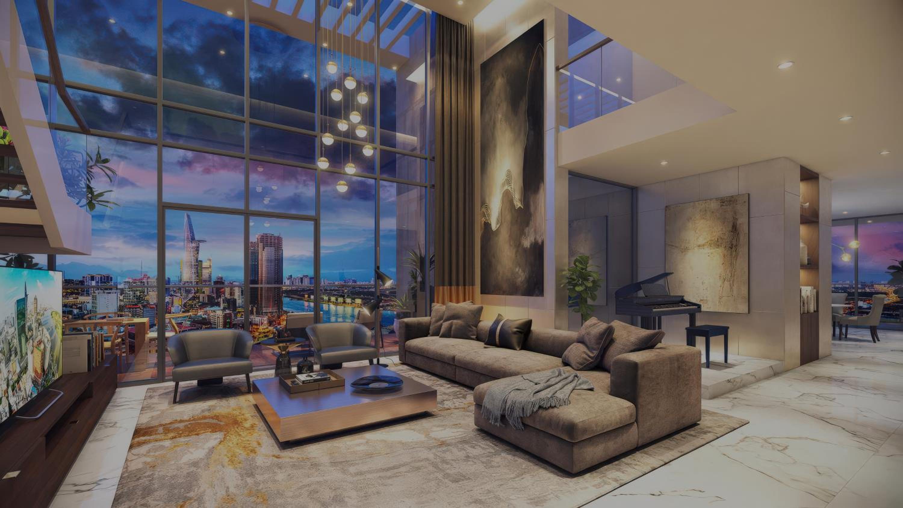 Brilliant view Millennium - Sky Pool & Gym & Netflix