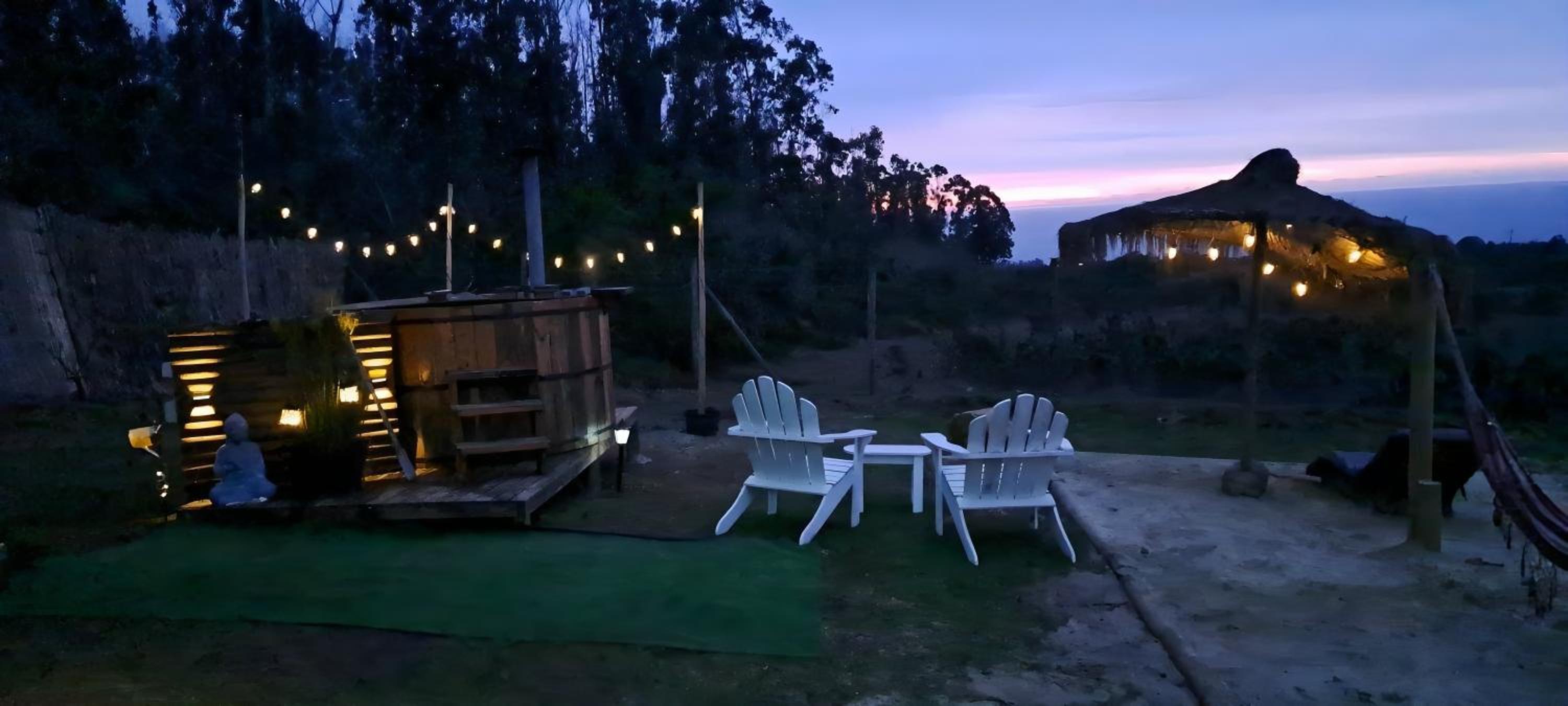 Mar y Tinaja Algarrobo Tunquen Casa con Vista al Mar y Tinaja Privada