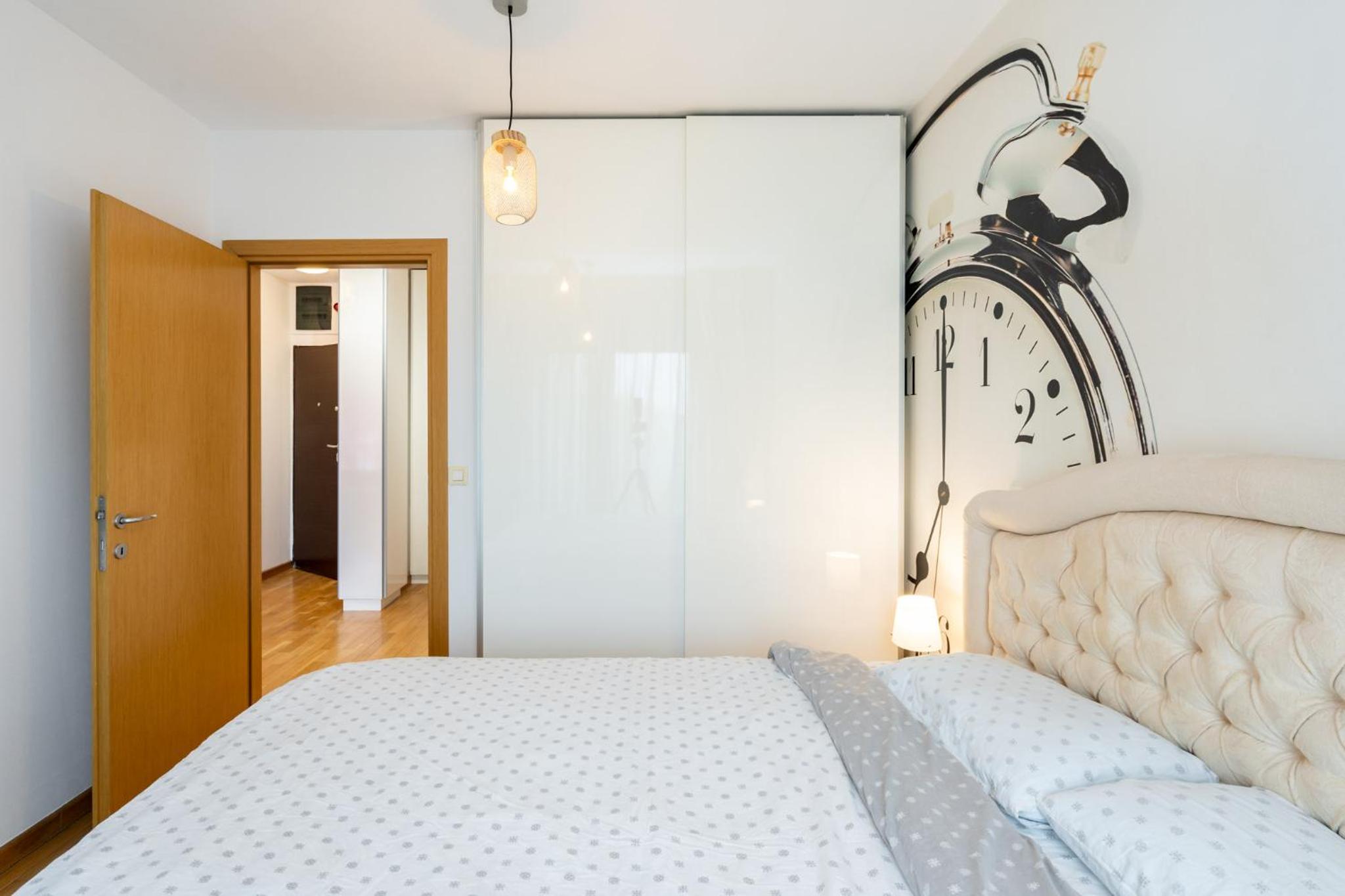 LazyNest - Modern Apartment with Parking & Balcony view 5