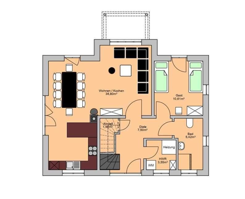 E13 Reetdachhaus 