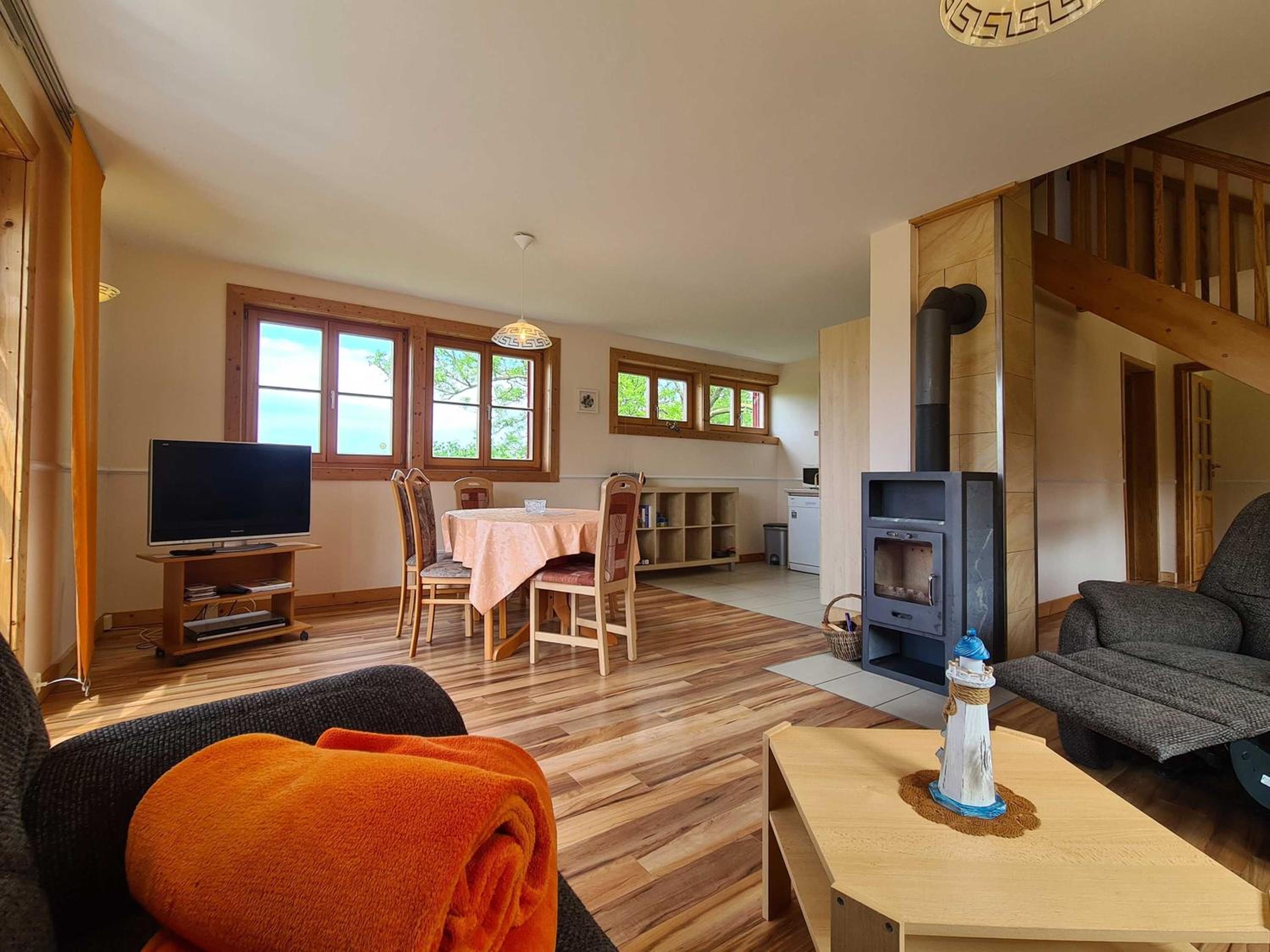 H12 Holz-Ferienhaus Haffblick Russow nahe Ostseebad Rerik