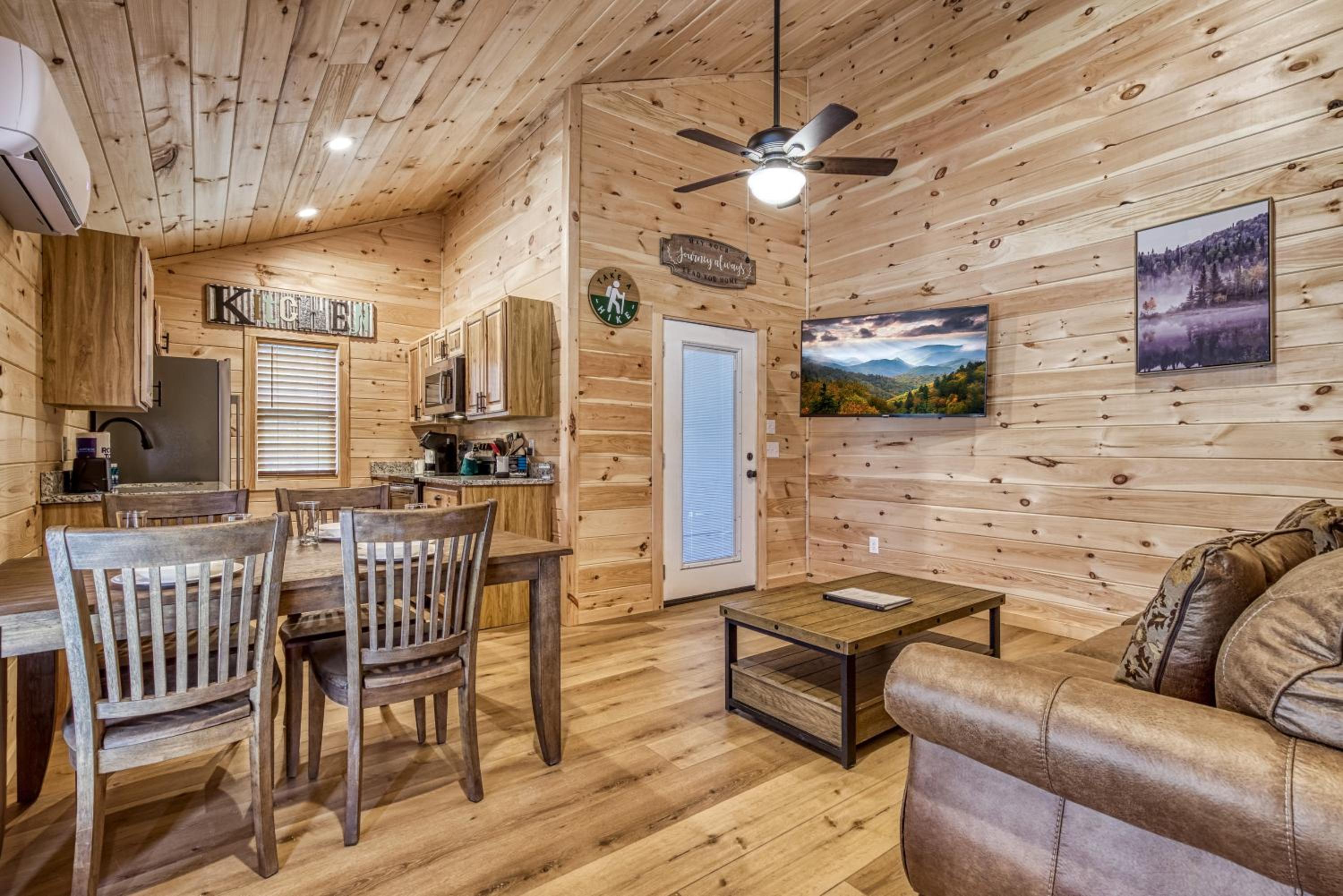 Little Gem Cabin-Pickleball Court, Creek, WIFI, Mountain Views, Starting at 79" view 4