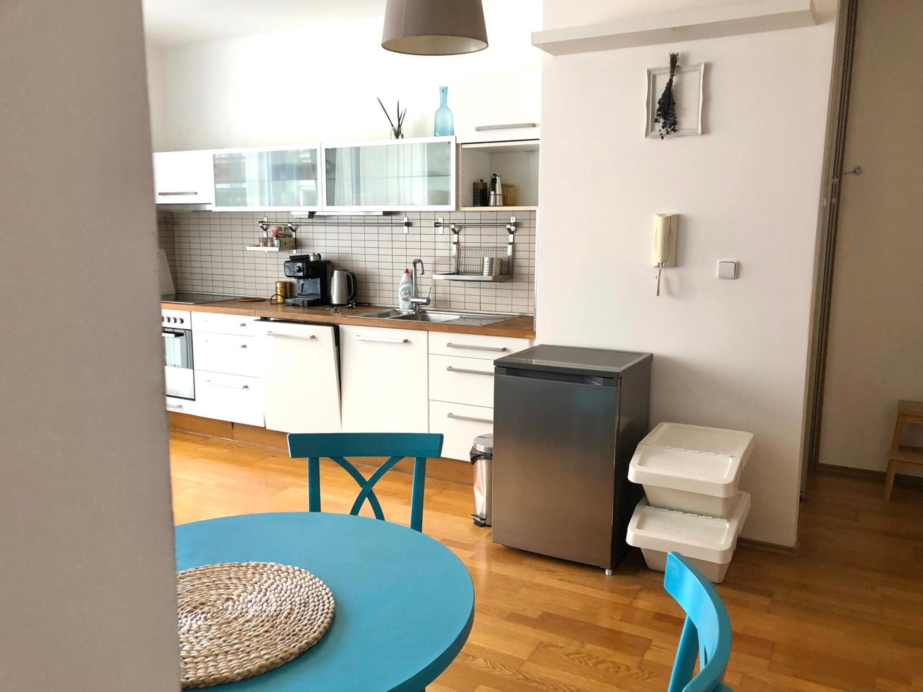 Modern apartment with garage parking