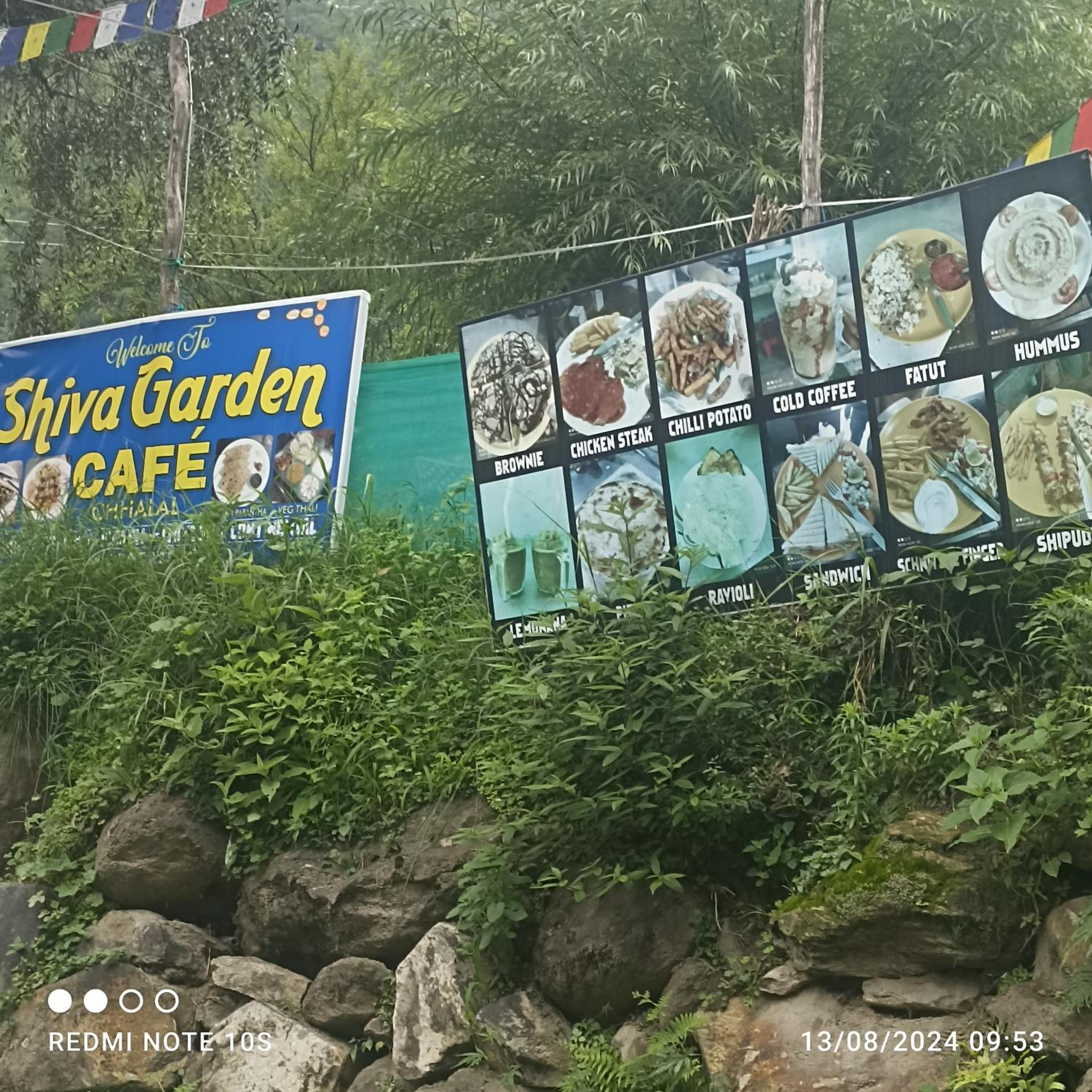 Shiva garden cafe chhalal view 2