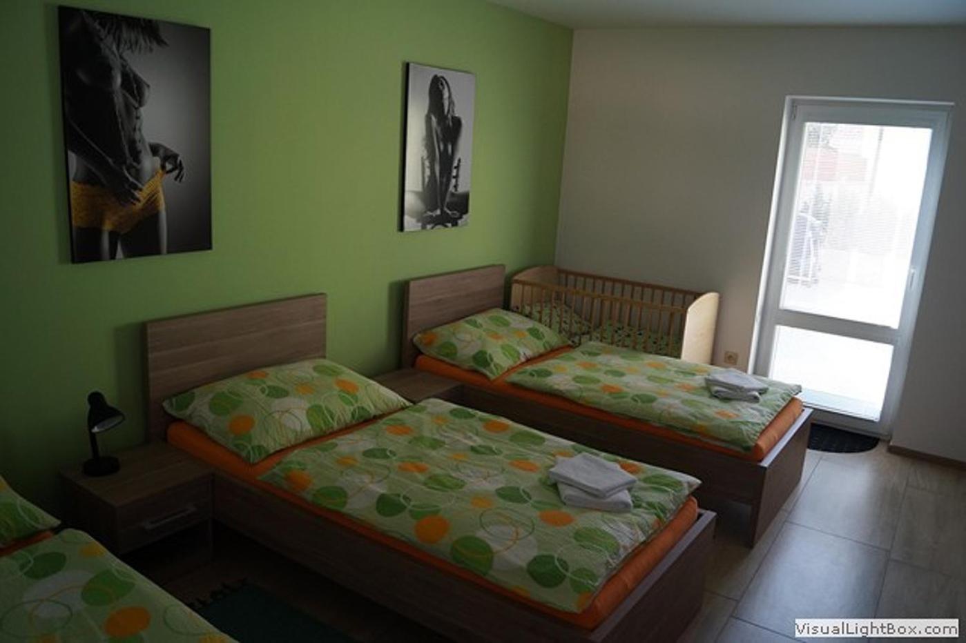 zelený apartmán