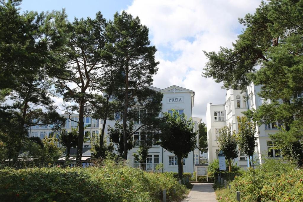 FeWo in direkter Strandlage mit eingeschränktem Meerblick, Villa Freia 09, Binz