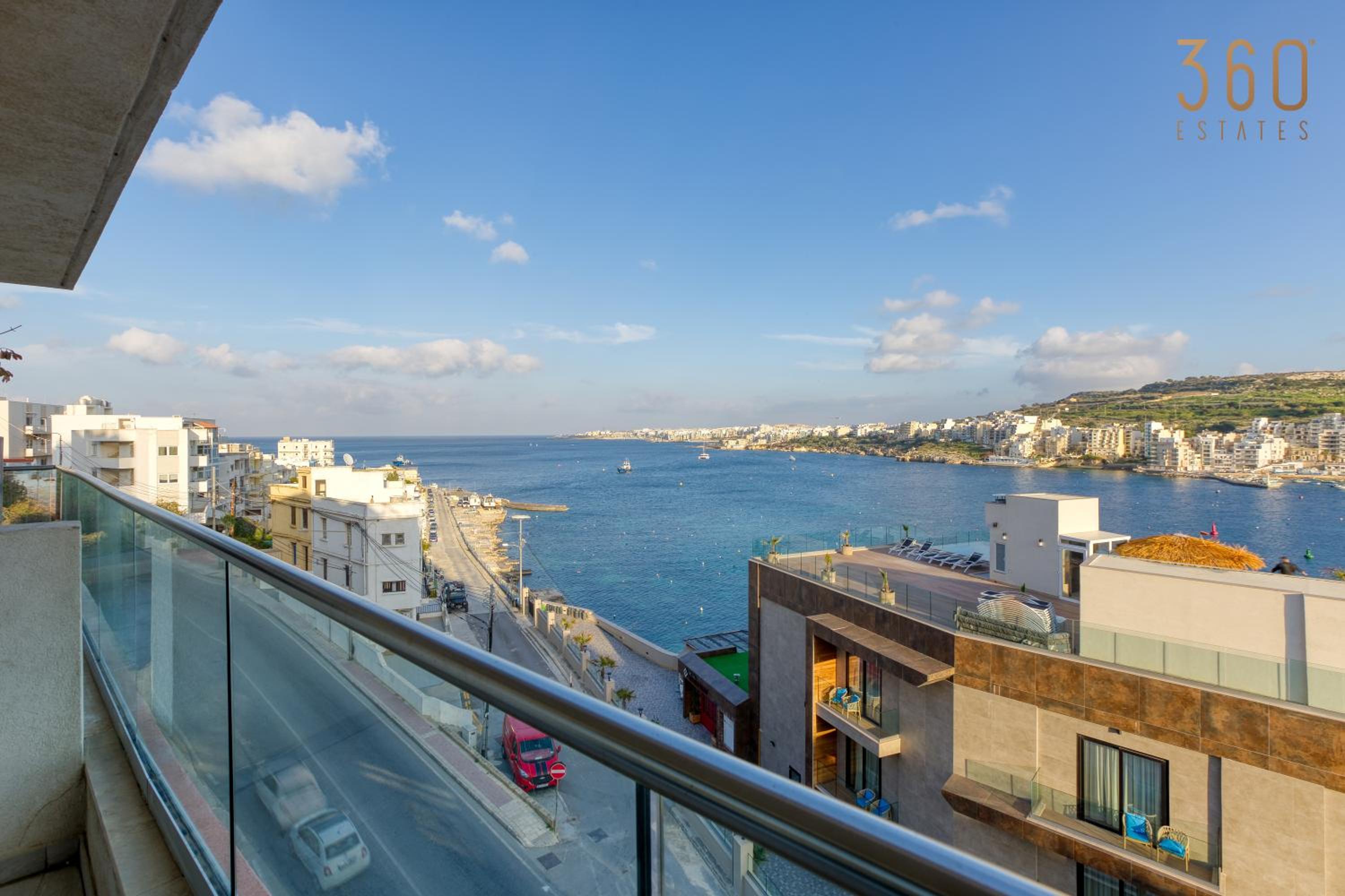 Waterfront 3BR home, with private balcony in Xemxija by 360 Estates photo 3