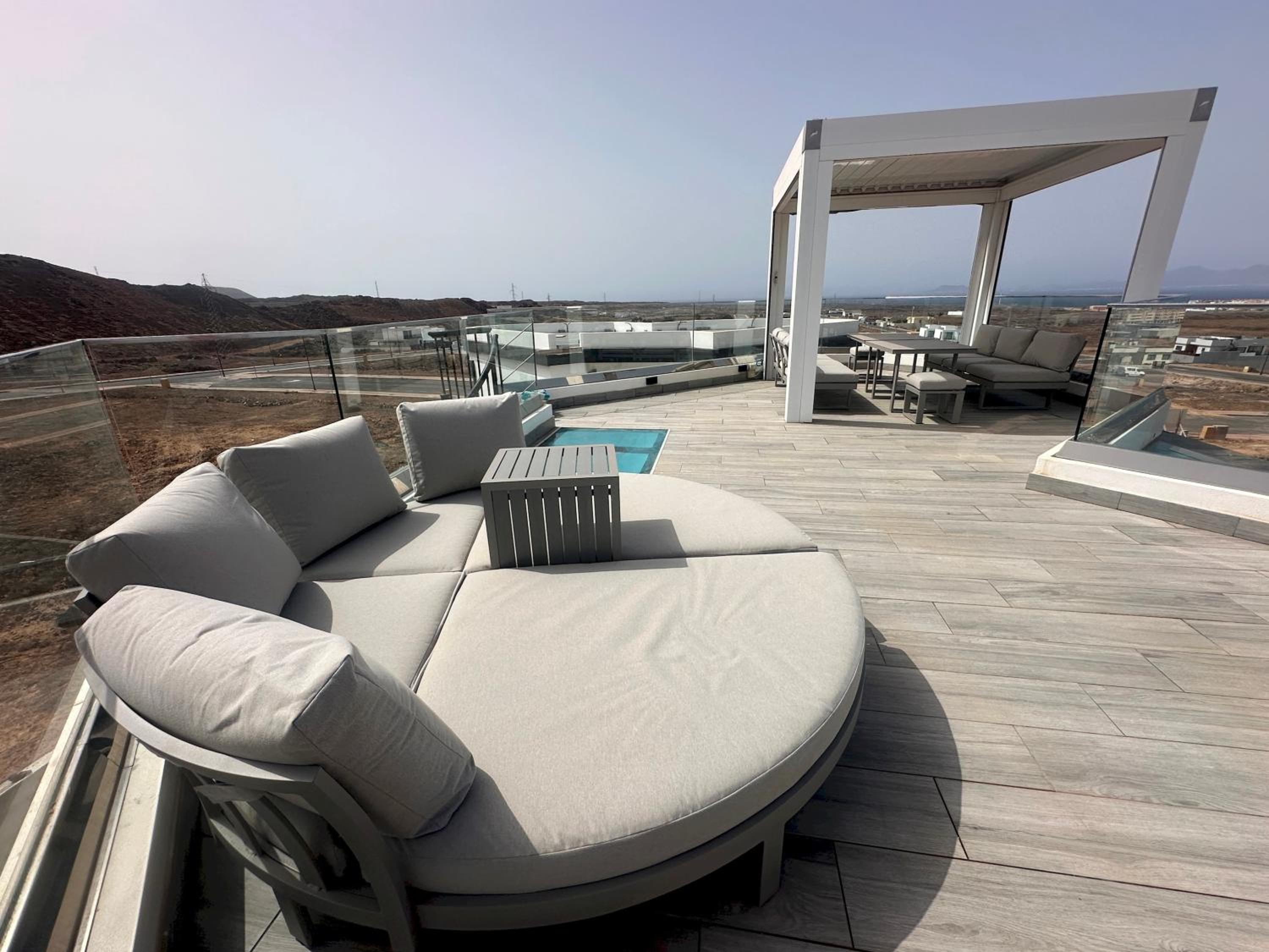Villa Poseidon Corralejo with Private Heated Pool, Jacuzzi, Sauna and Stunning Volcano Views by Amazzzing Travel
