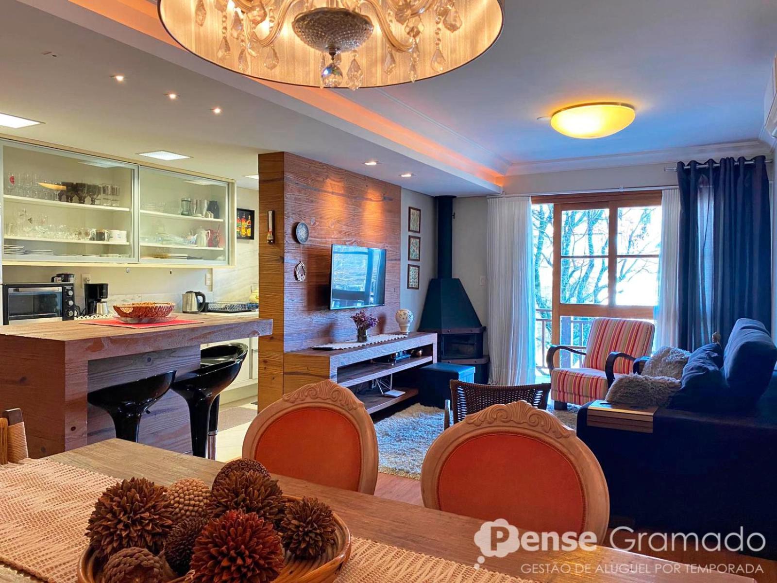 Apartamento a 300m da Rua Coberta de Gramado