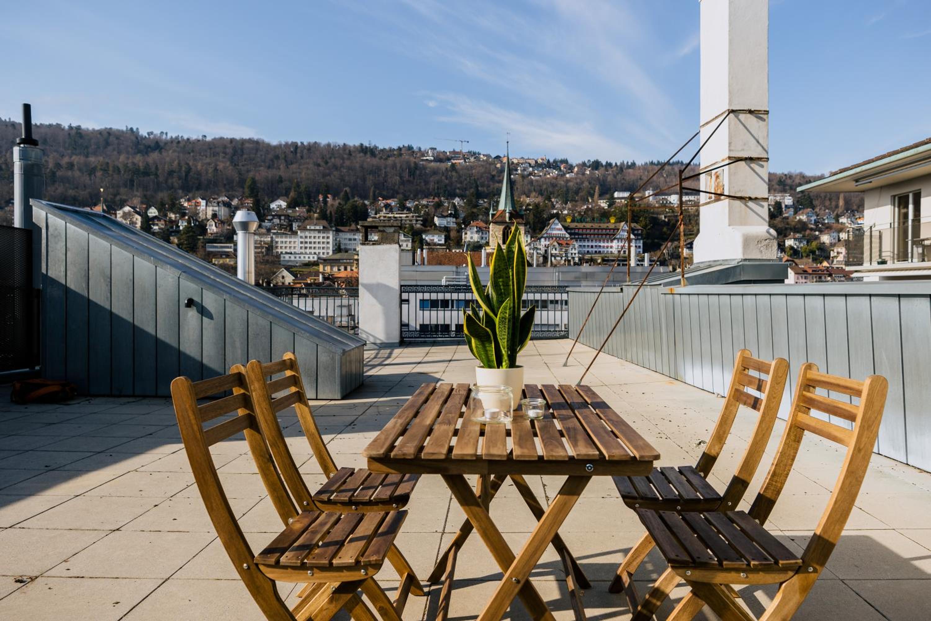 City Apartment with Rooftop Terrace