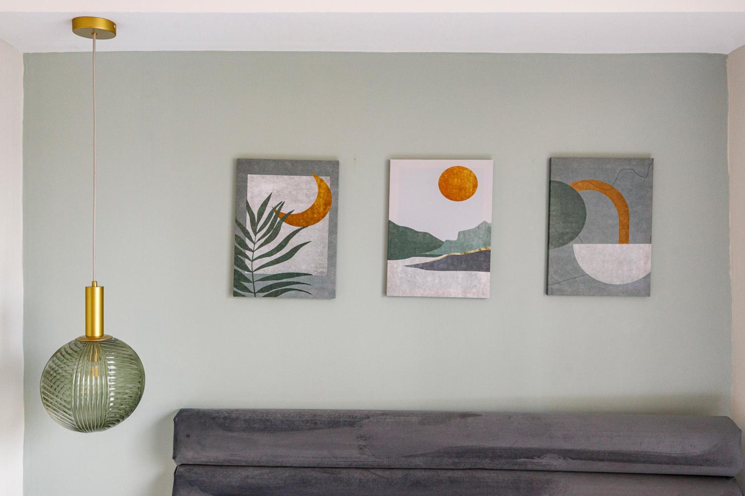 Urban Green Oasis Modern Minimalist Studio