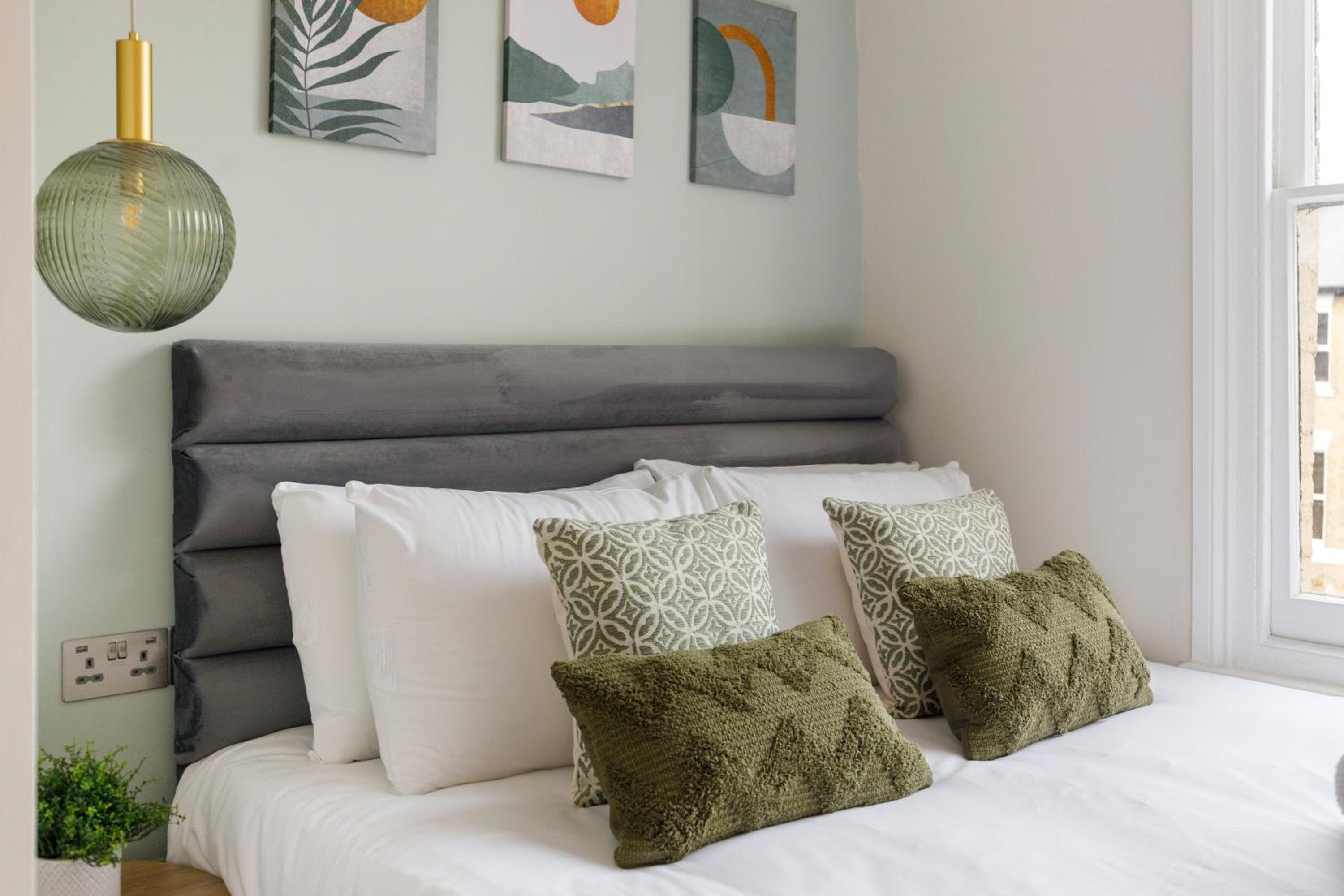 Urban Green Oasis Modern Minimalist Studio