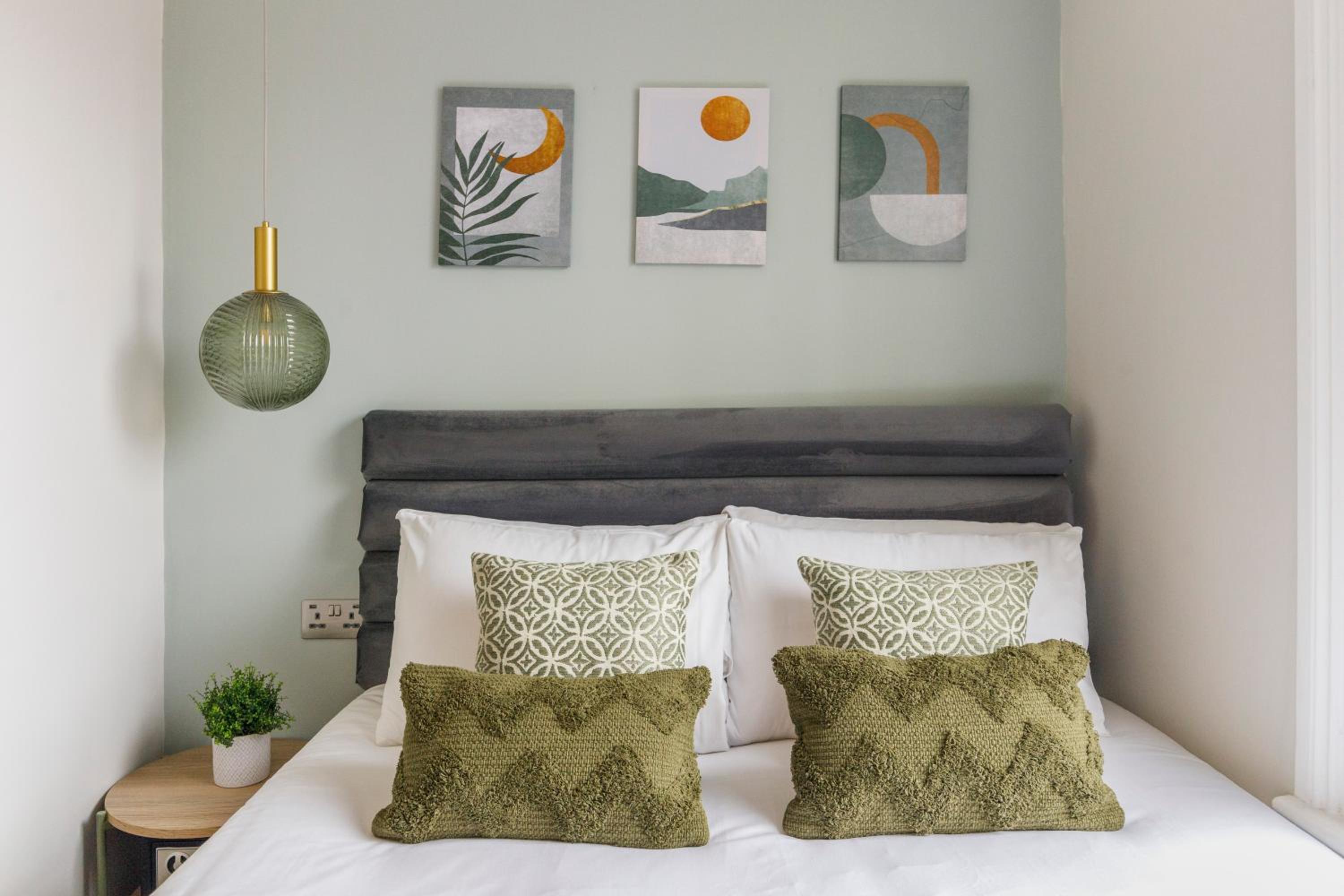 Urban Green Oasis Modern Minimalist Studio