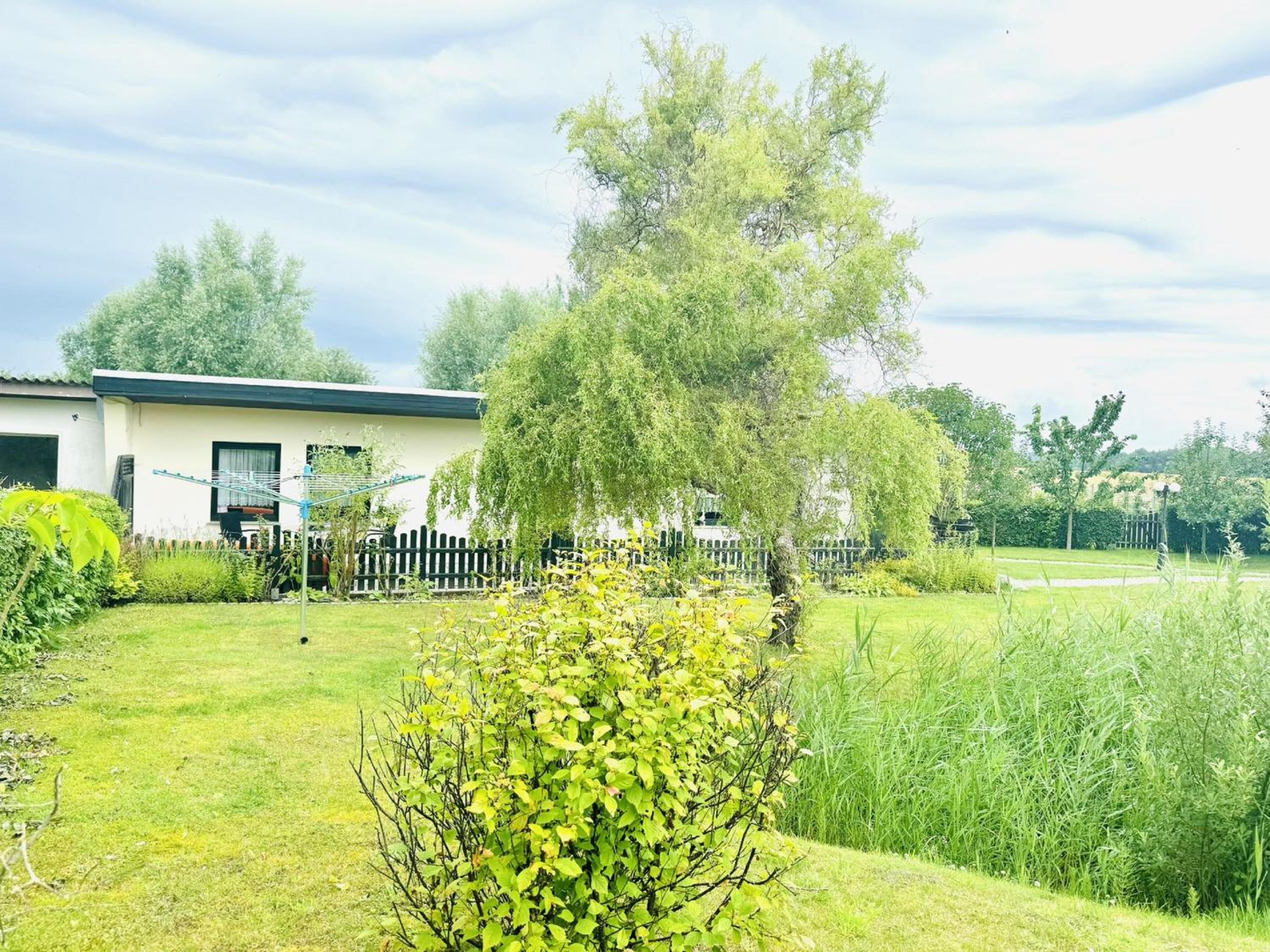 F-1112 Ferienwohnung Lobbe Haus strandnah, Terrasse