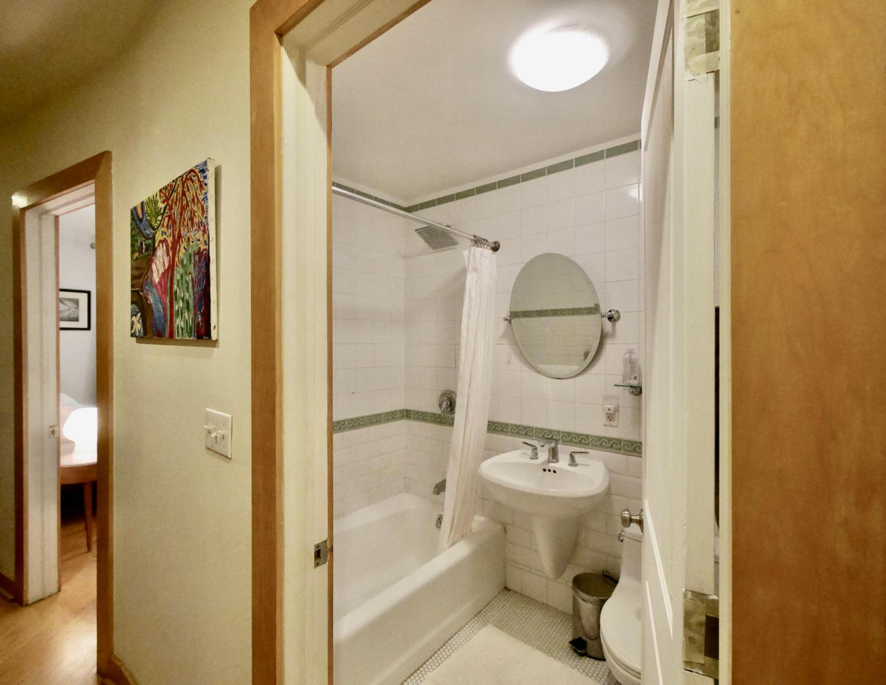 2 bedrooms with one private bathroom in lovely home