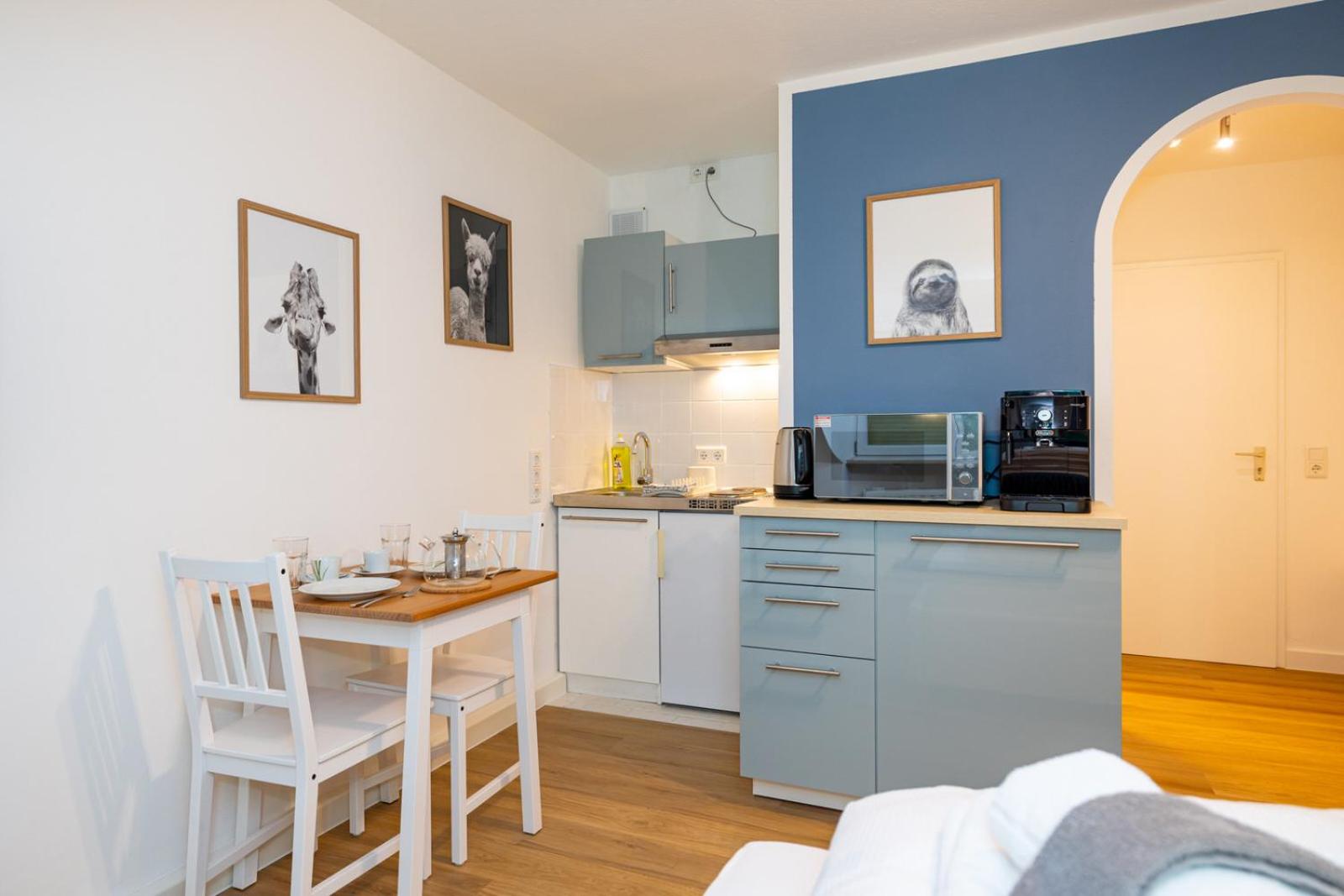 Nettes kleines Apartment mit Stellplatz