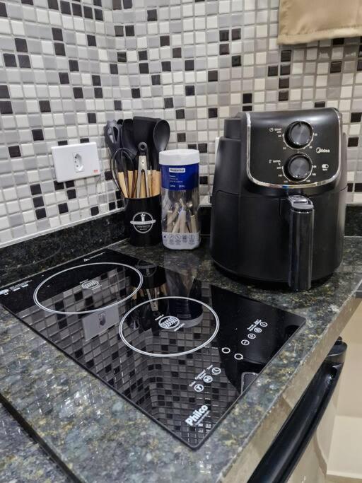 Apt Kitnet Frente Mar Funcional c Ar IPTV Airfryer