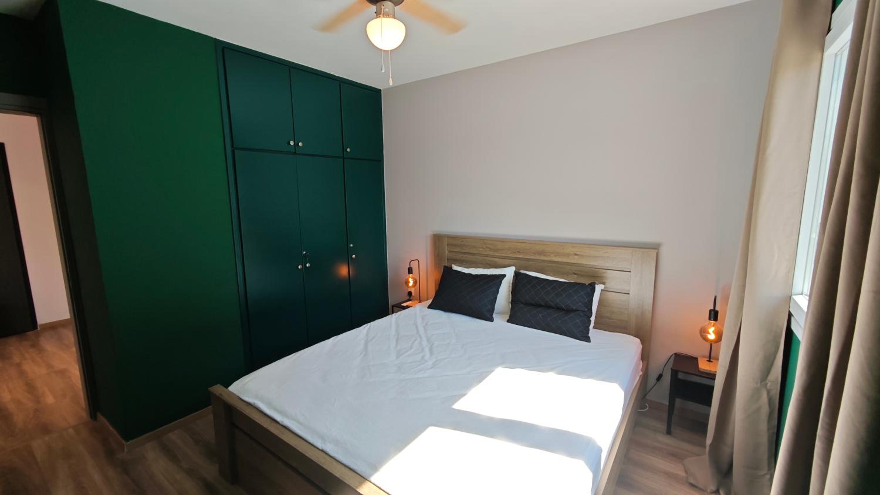 Modern 1-bedroom home in Larnaca with a private garden ideal for long stays and remote work