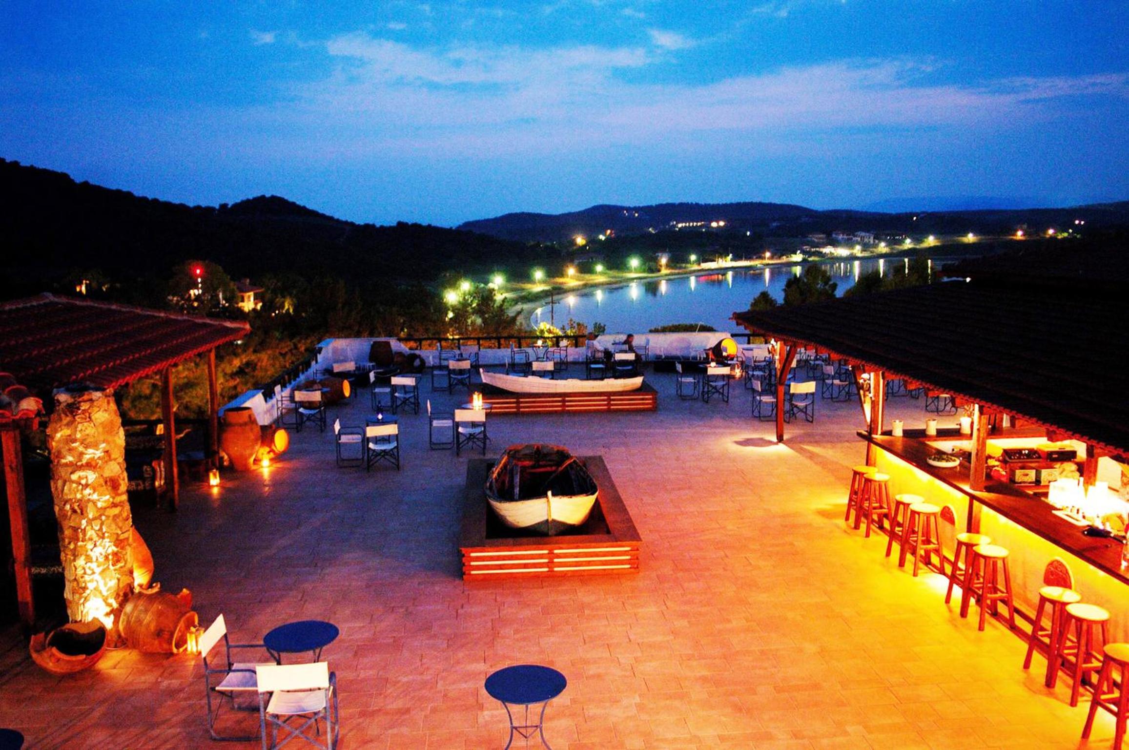 outdoor BBQ area