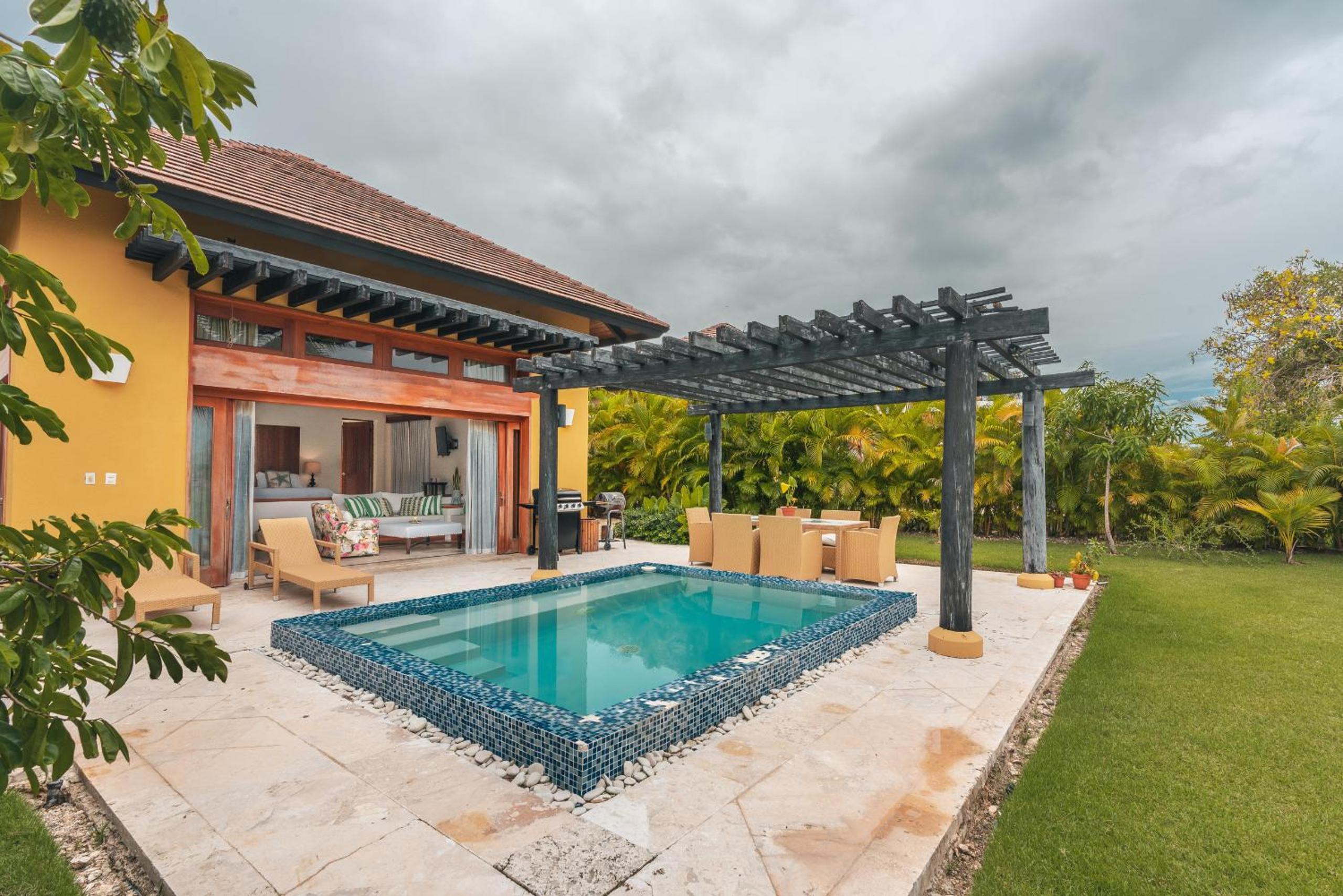 Bungalow with tropical style at cap cana A8C view 2