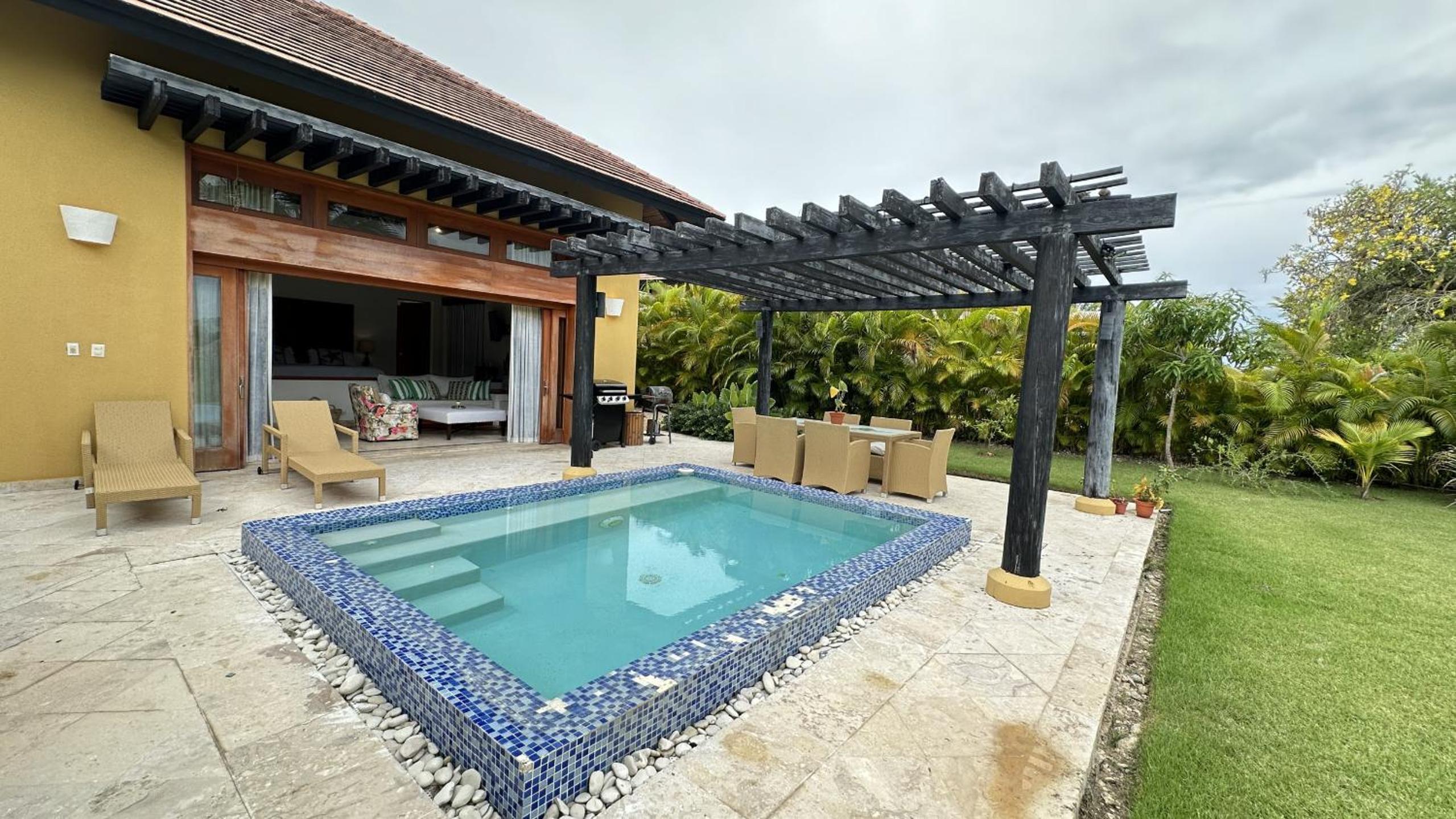 Bungalow with tropical style at cap cana A8C view 3