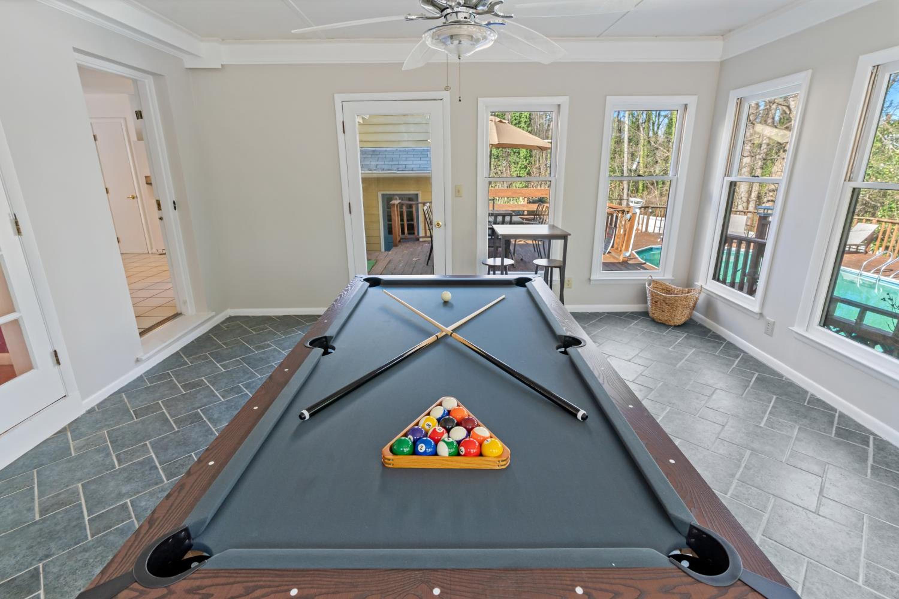 Designer Home - Pool - Billiards - Home Office view 3
