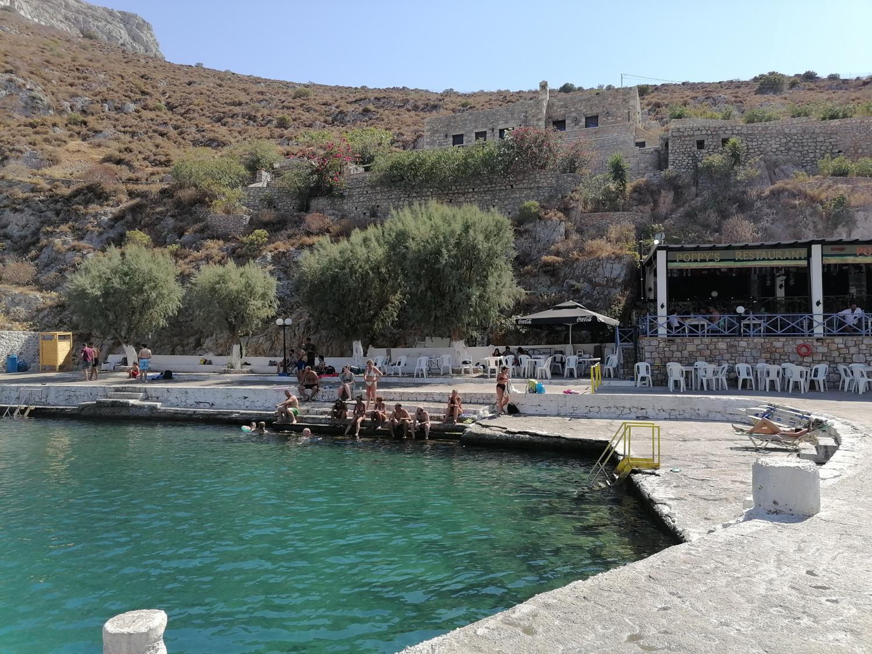 kalymnos Island Rina Vathy fiord house view 5