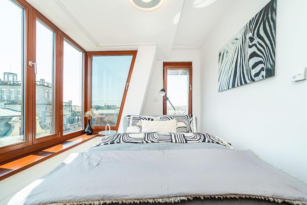 Shiny Rooftop Apart with Free Garage