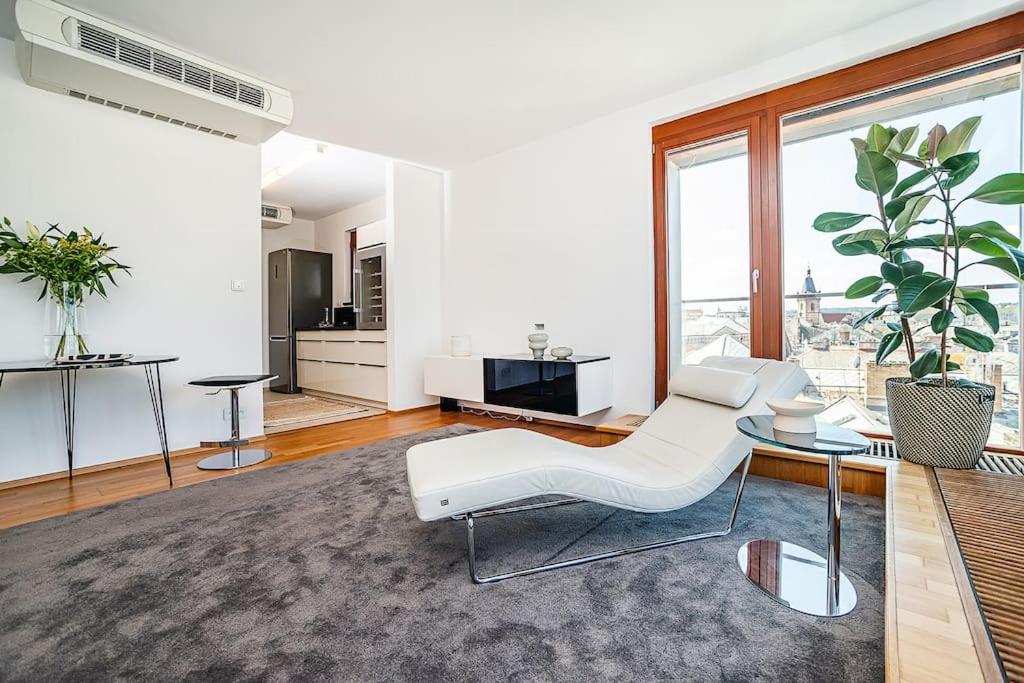Shiny Rooftop Apart with Free Garage