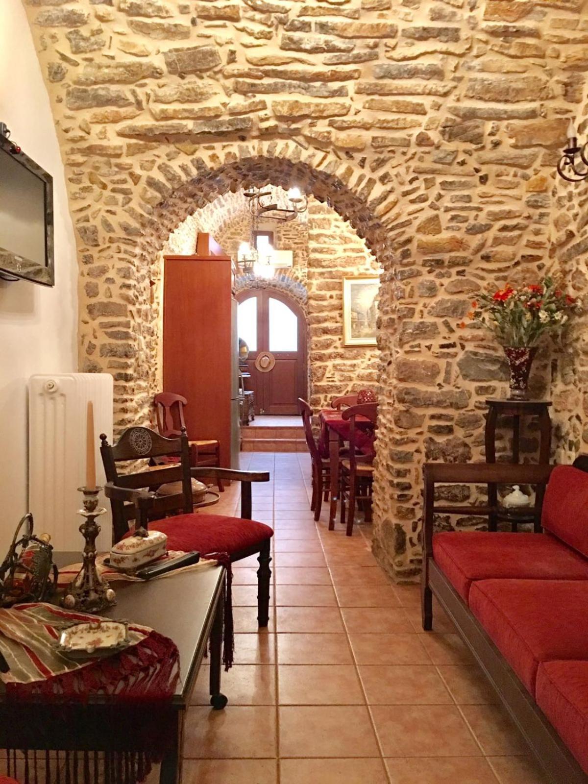 Medieval Double Storey Stone House in Pyrgi Chios