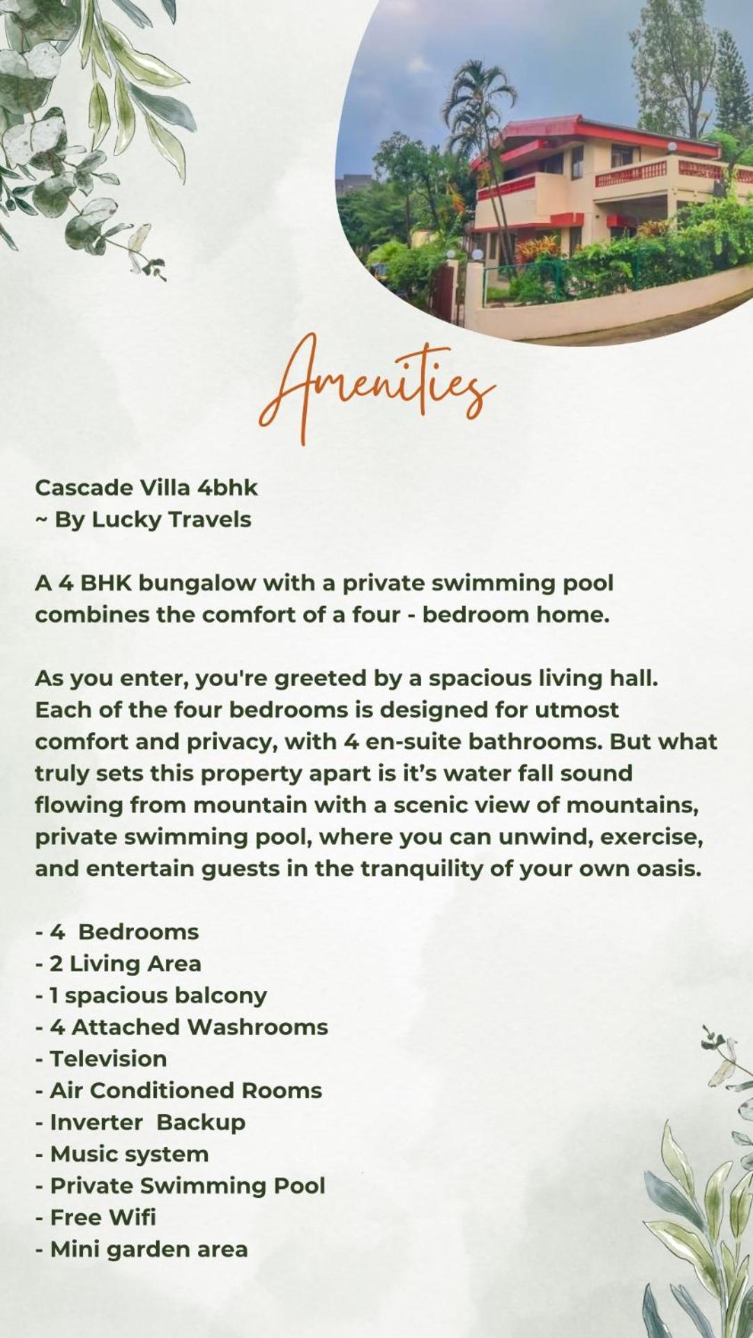 The Cascade Villa