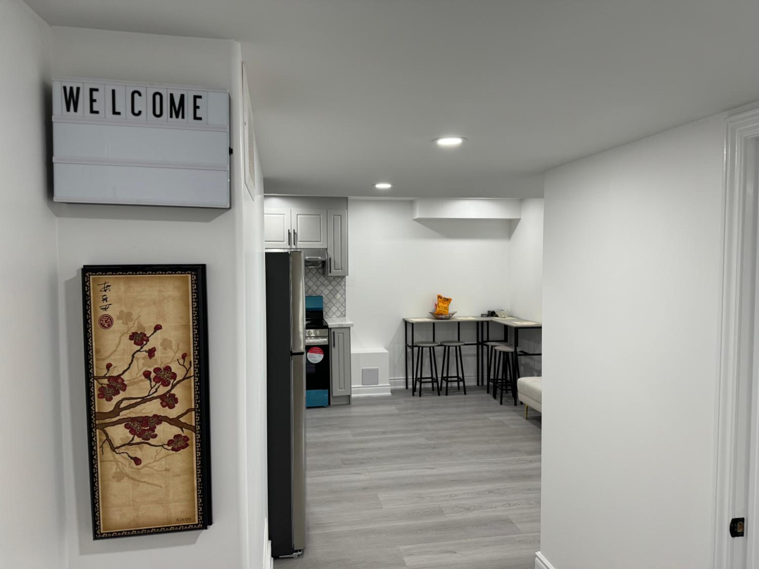 New Furnished Basement Apartment Milton For Single, Couple or Small Family