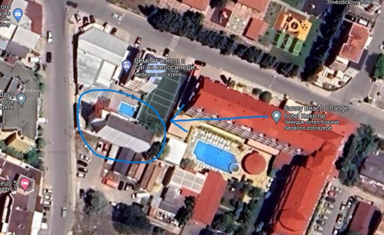 Sunny Beach Apartment, Kokiche Hotel - white building Liliya