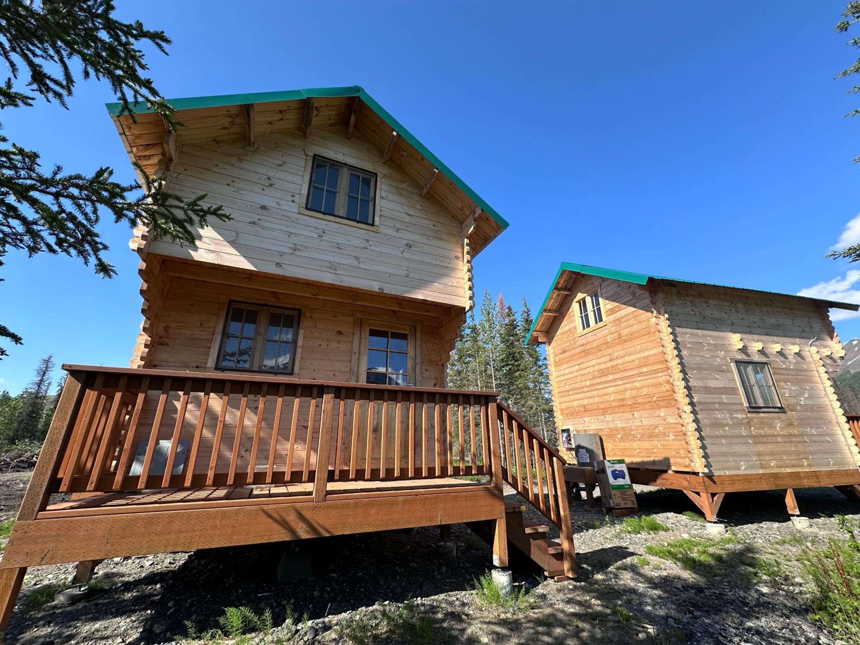 Twin Cabins-Trout and Grayling view 2