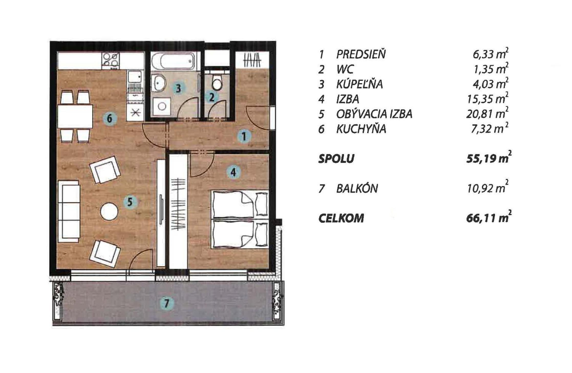 Apartment JAPO in Poprad view 5
