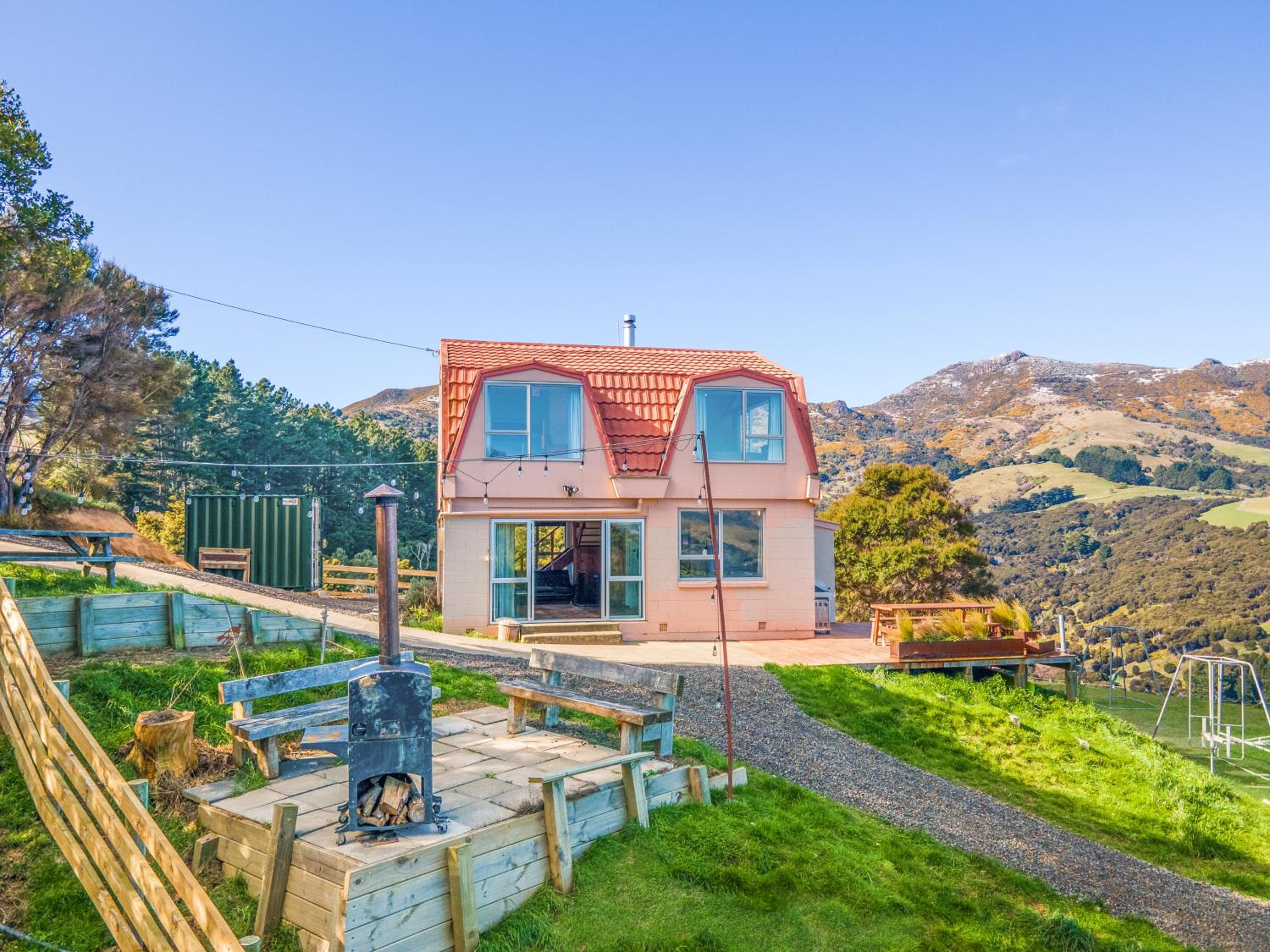 New Farm - Akaroa Holiday Home view 2