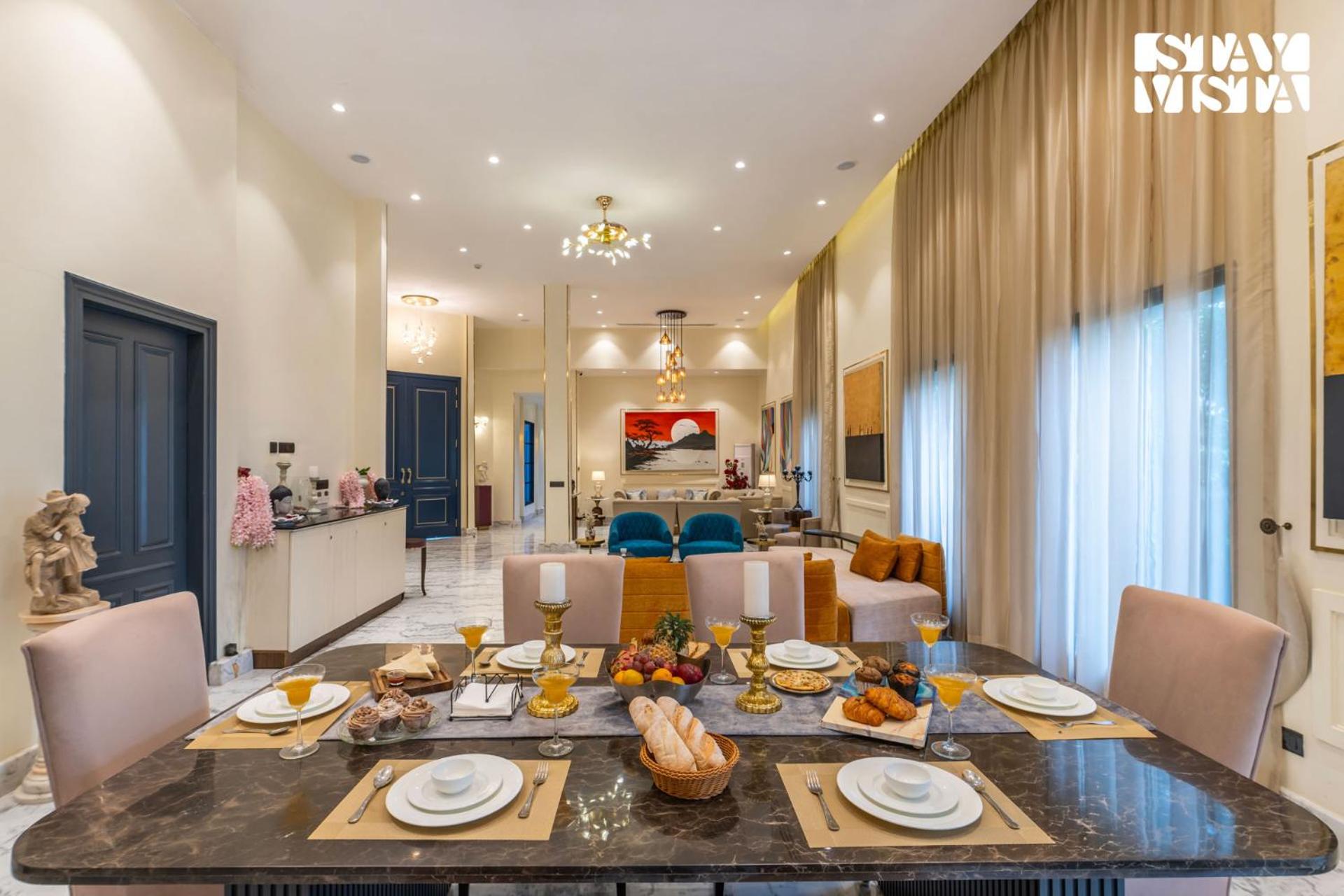 StayVista at The Riverdale Mansion with Free Breakfast, Private Pool & Bar view 5