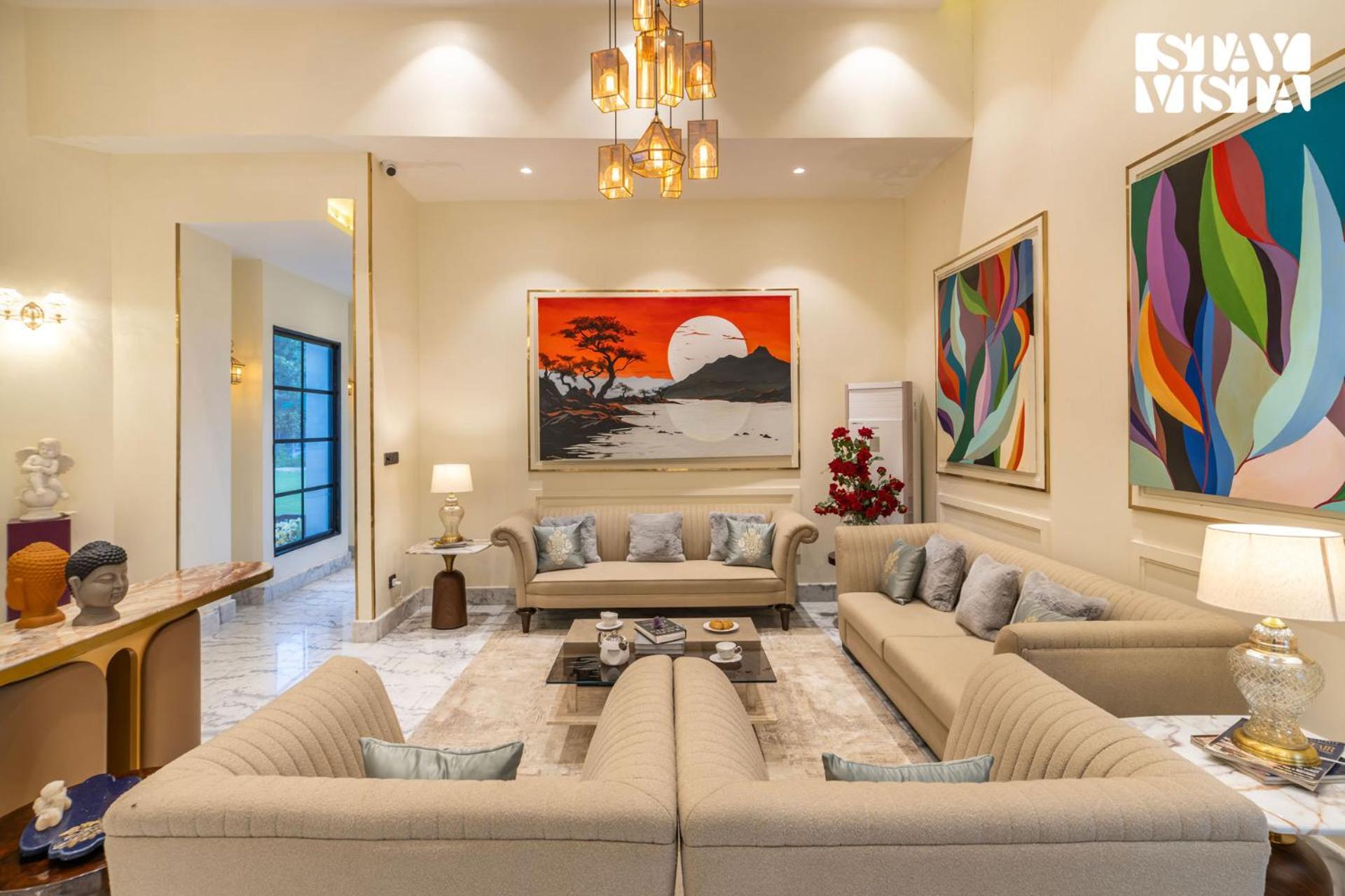 StayVista at The Riverdale Mansion with Free Breakfast, Private Pool & Bar view 4