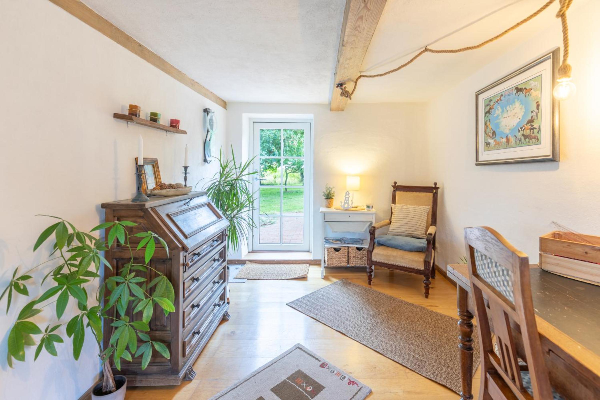 Reetdachhaus an der Wehle
