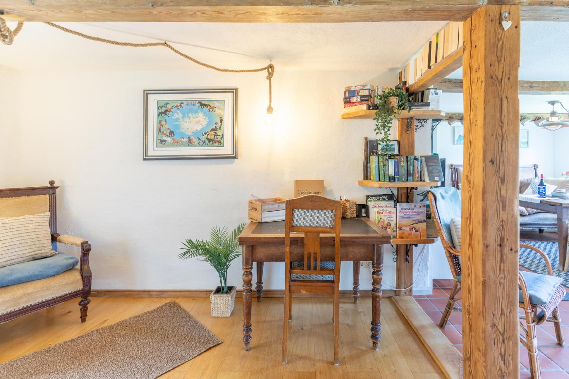Reetdachhaus an der Wehle