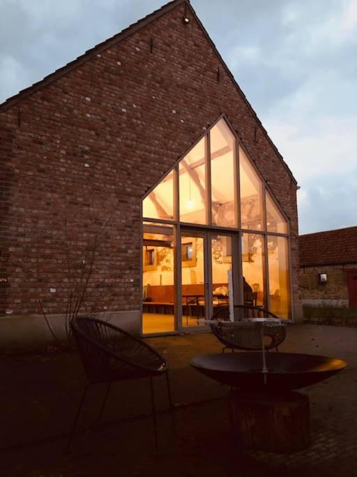 Schuurloft Hof ten Bogaerde met biozwembad, veldzicht & uilennest