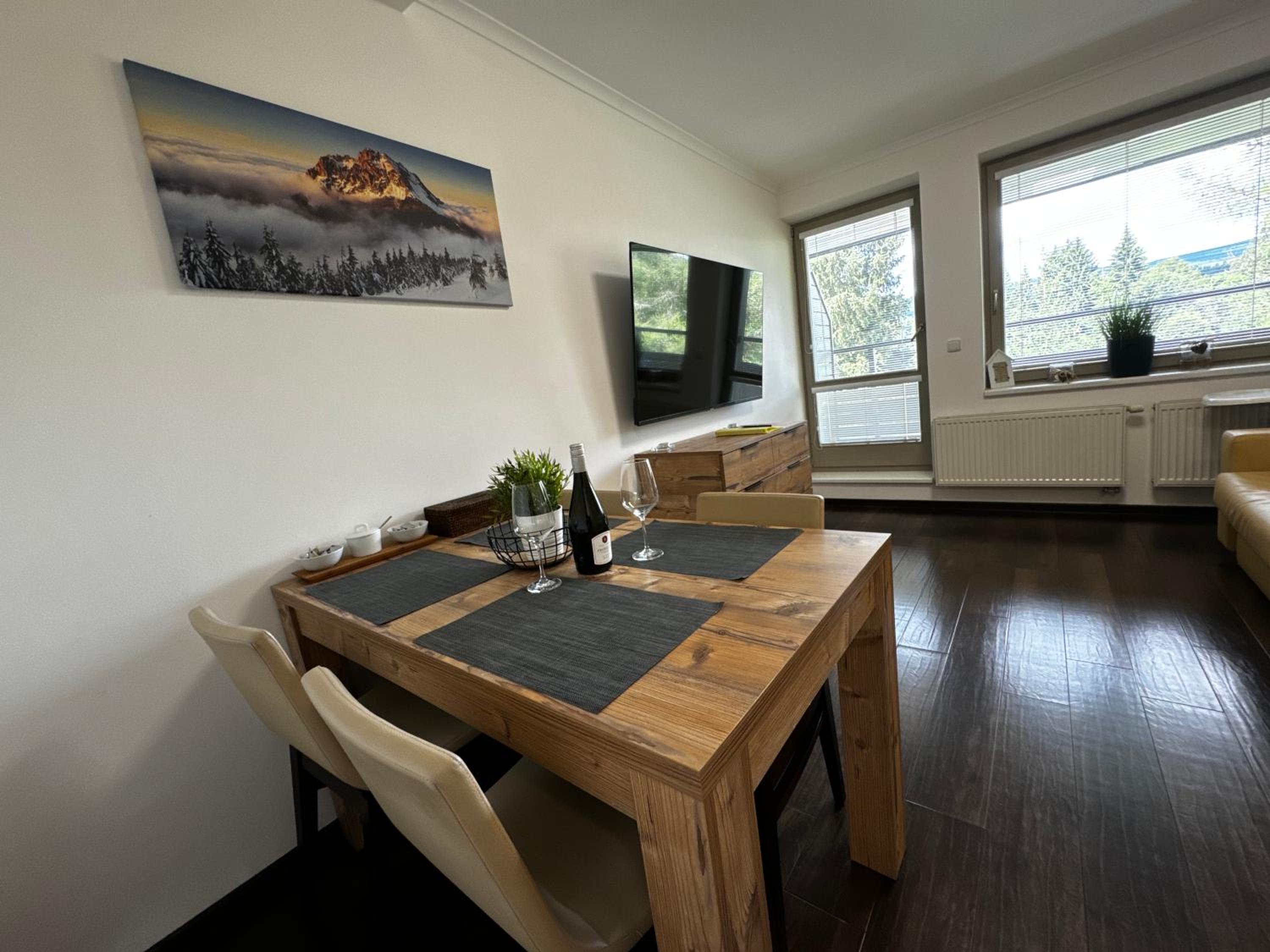 Mountain Apartment Resident - relax s wellness, terasou a soukromou garáží