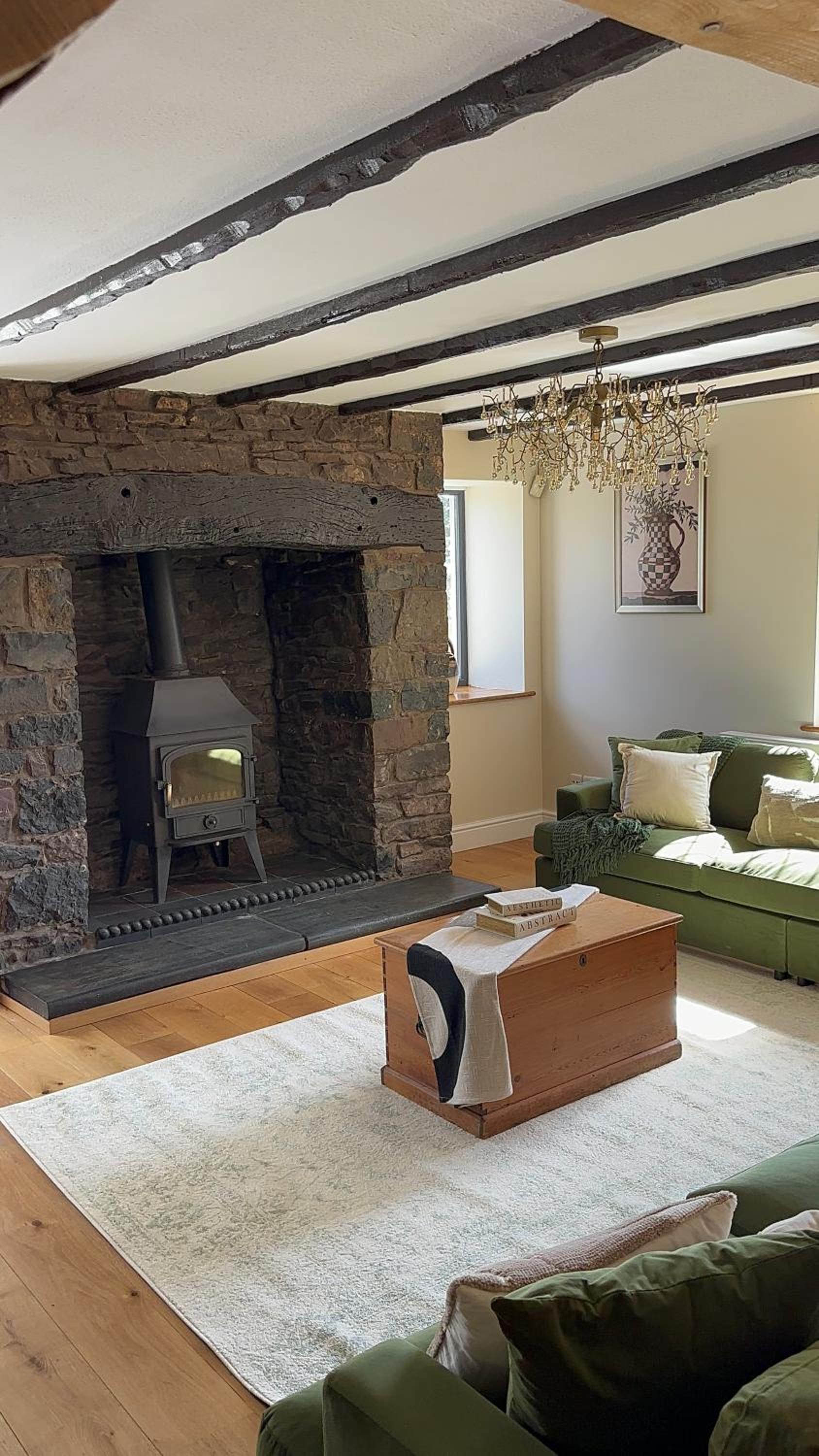 Luxe Farmhouse Getaway in Carmarthenshire
