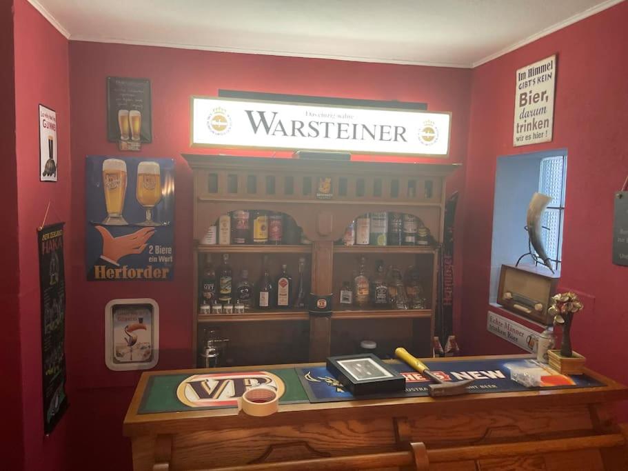 Ferienhaus mit Bar und Sauna