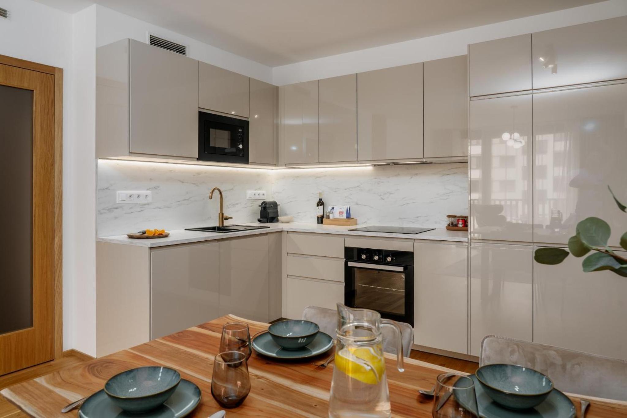 Prague Days - One-bedroom Apartment with Garage Parking and Balcony